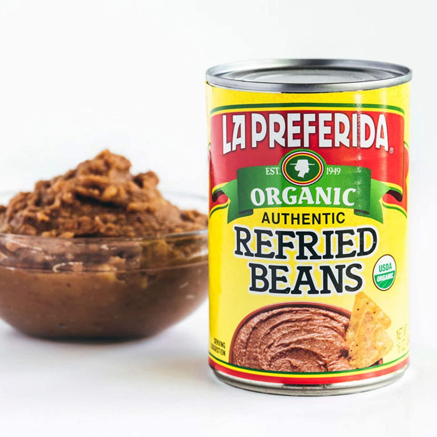 La Preferida Organic Authentic Refried Beans, 15 oz
