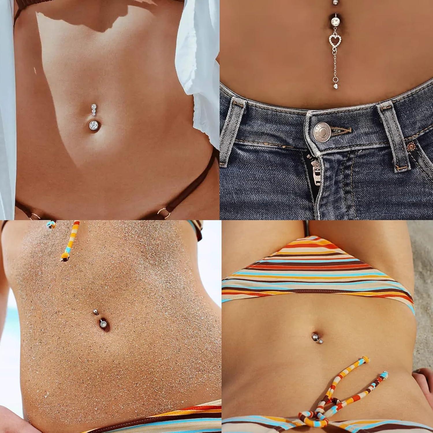 AceFun Gemengde Maat Piercing Kit Sieraden voor Alle Lichaamspiercings Sets Roestvrij Staal Lip Neus Septum Tong Tragus Kraakbeen Daith Wenkbrauw Navel Ringen Zelf Lichaam Piercing Gereedschappen 14G AceFun Gemengde Maat Piercing Kit Sieraden voor Alle Lichaamspiercings Sets Roestvrij Staal Lip Neus Septum Tong Tragus Kraakbeen Daith Wenkbrauw Navel Ringen Zelf Lichaam Piercing Gereedschappen 14G
