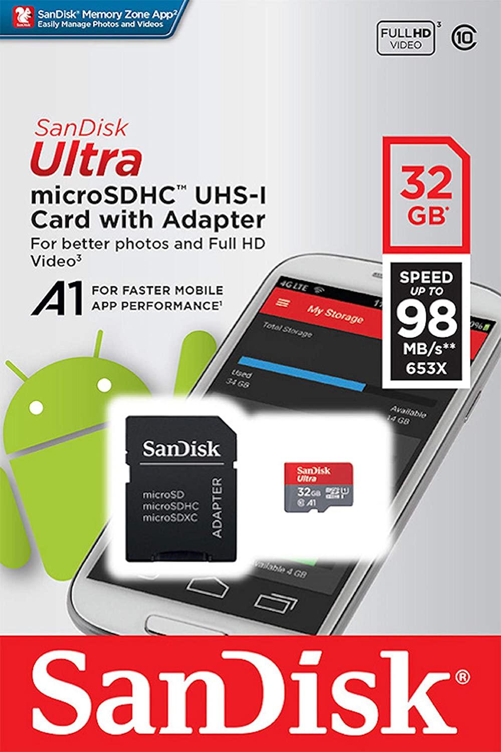 SanDisk Basic 4 GB MicroSDHC Class 4 4 MB/s Memory Card - SanDisk 