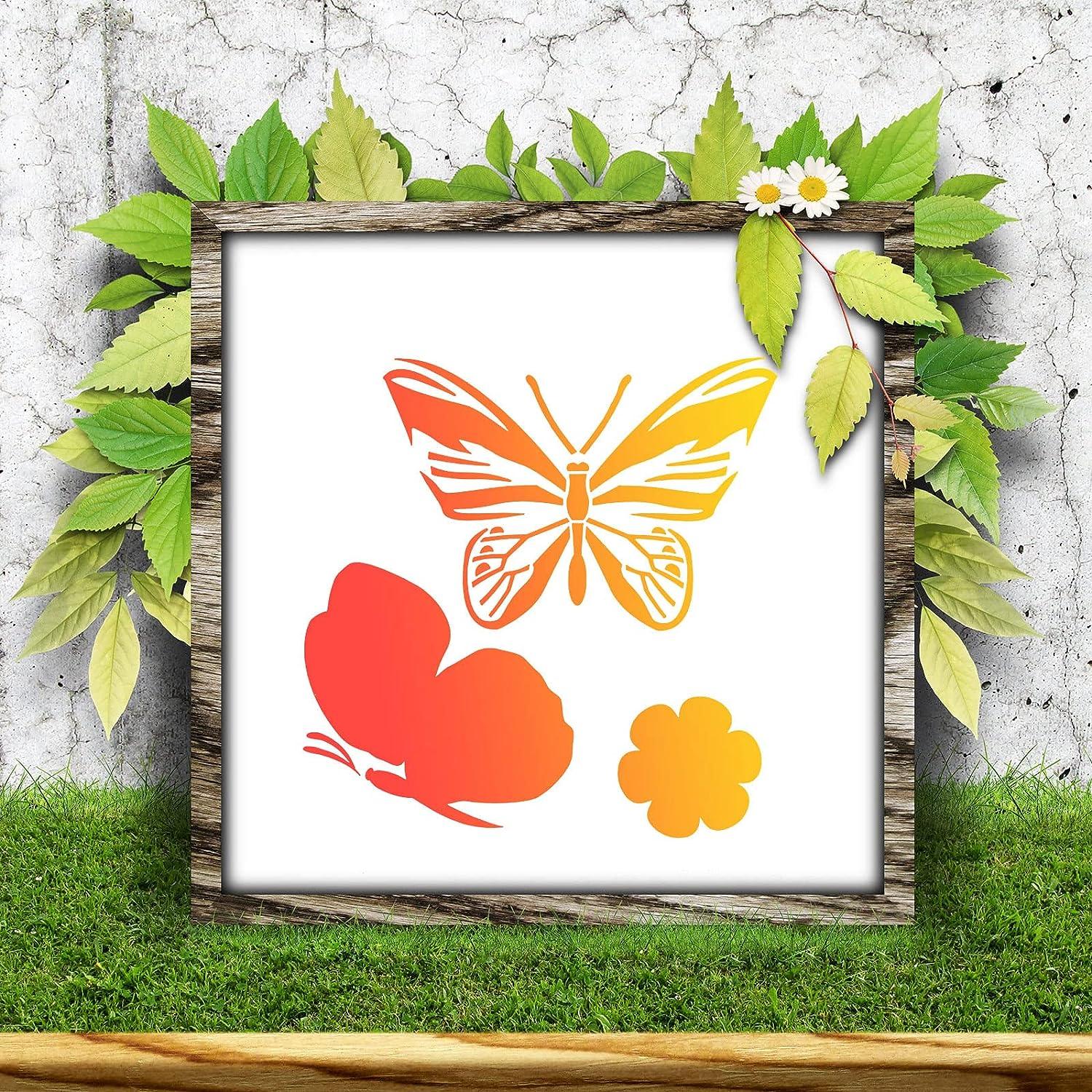 20 Pieces Stencil Template for Painting Reusable Animal Plant Stencil  Spring Summer Winter Template, DIY Christmas Stencils for Painting on Wood  Wall Home Decor (Forest Style)
