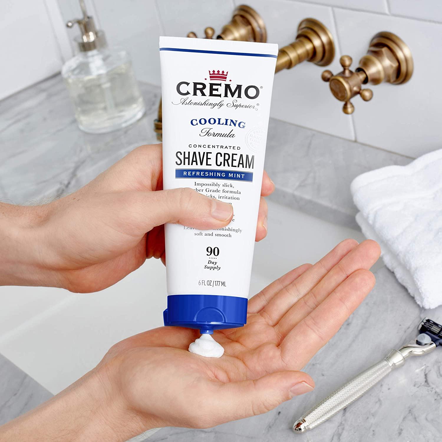 Cremo Barber Grade Cooling Shave Cream, Astonishingly Superior Ultra