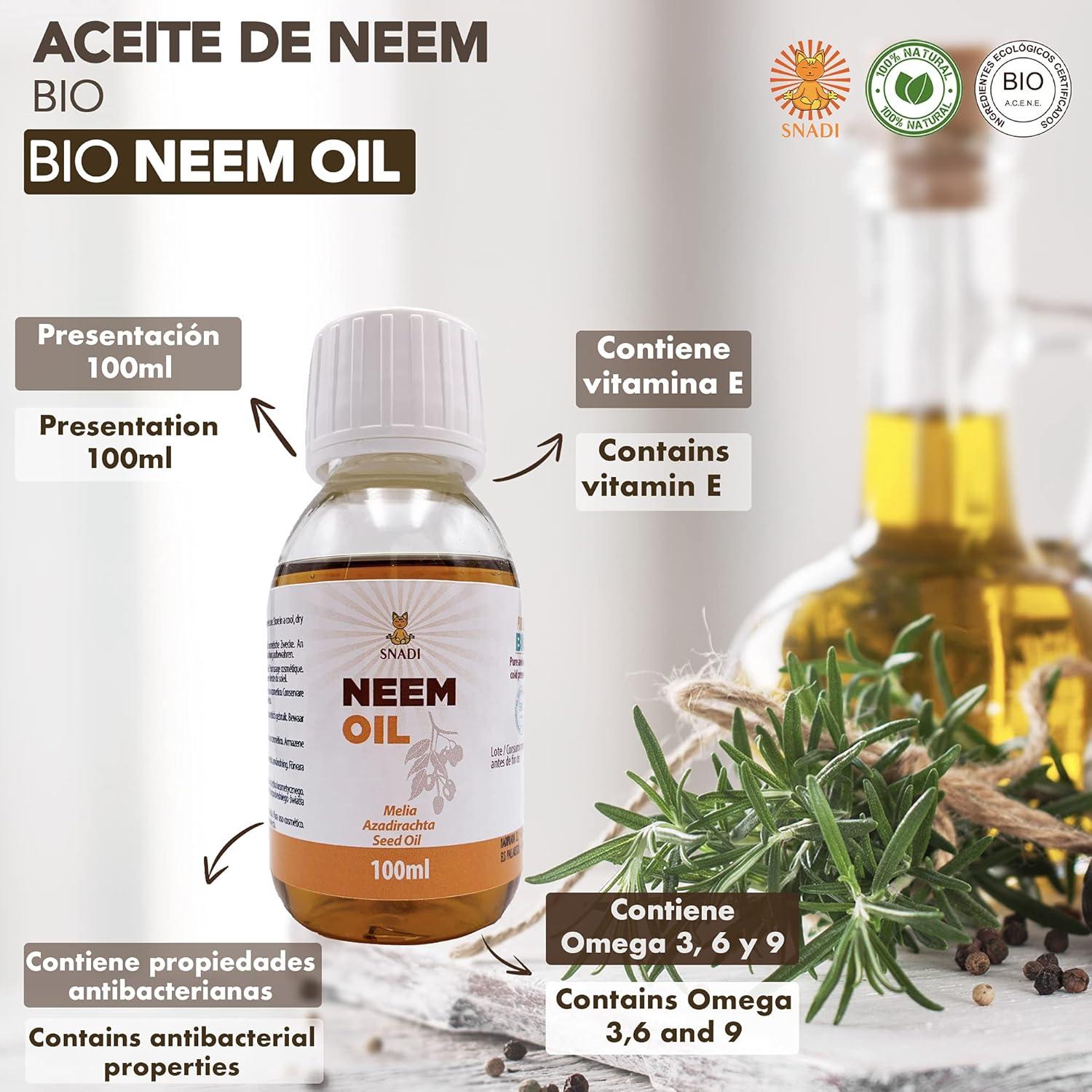 100 ml Organic Neem Oil - Pure Virgin Cold Pressed | Ecological ...