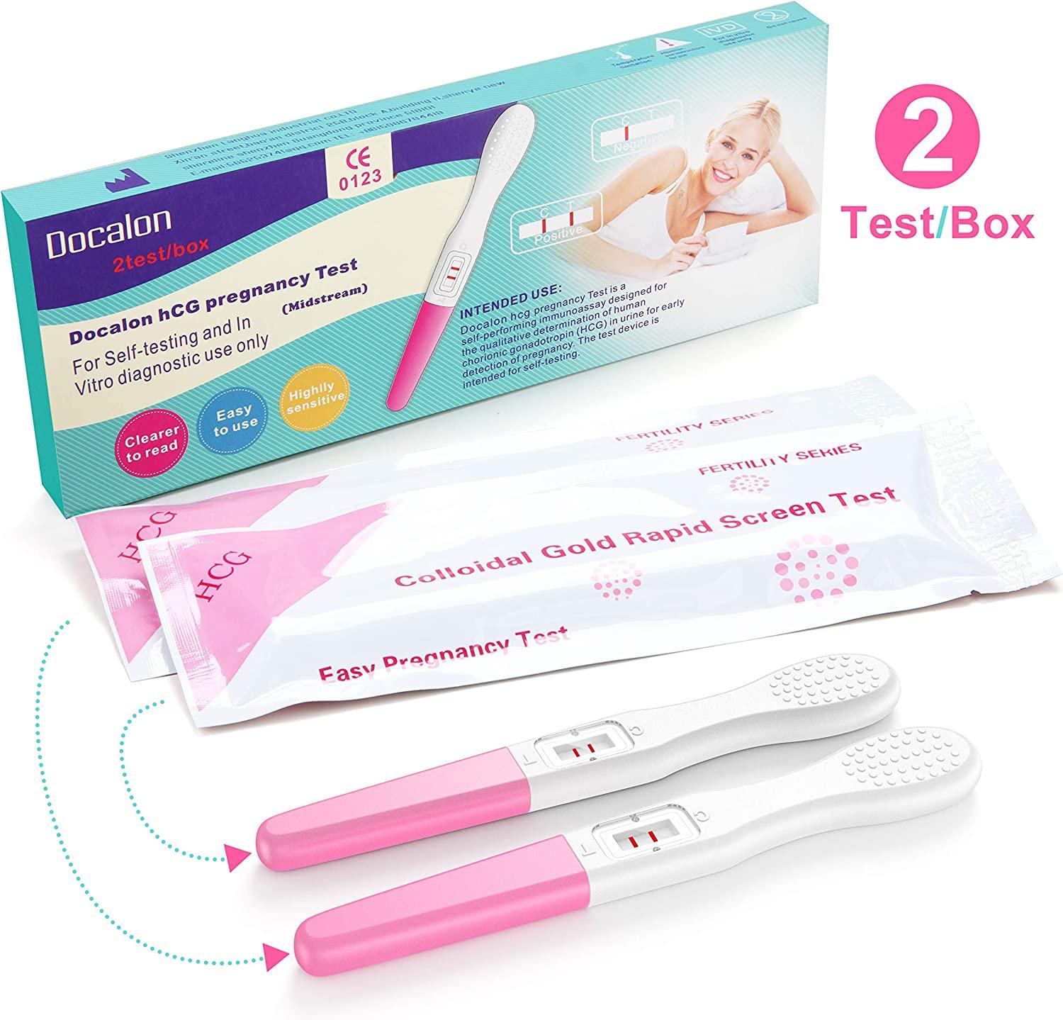 Pregnancy Test Early,Docalon Pregnancy Test Clear atHome Early