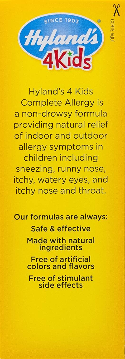Childrens Allergy Medicine by Hyland's 4 Kids Allergy Relief Tablets
