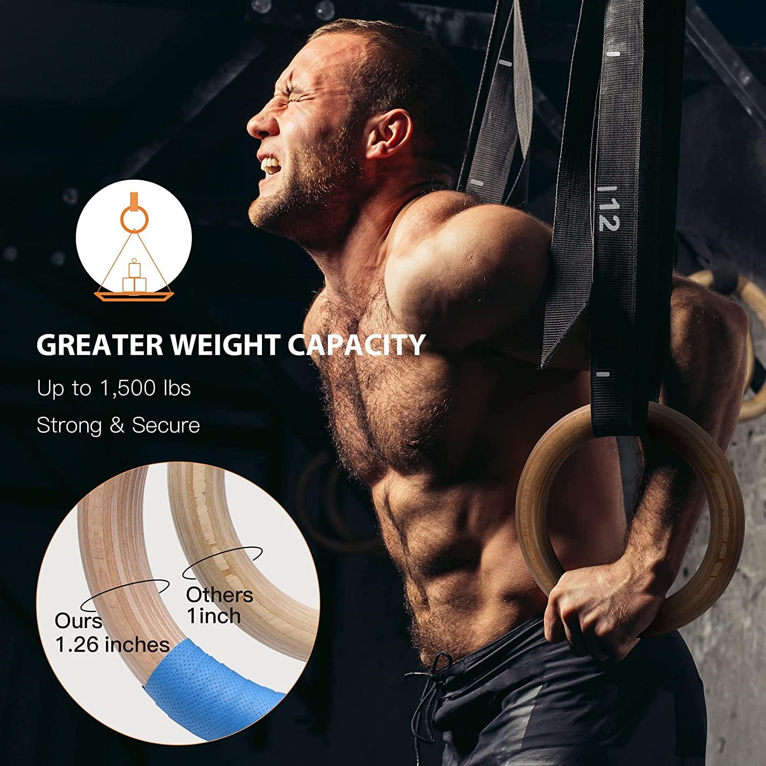 PACEARTH Gymnastic Rings - Thumbnail 2