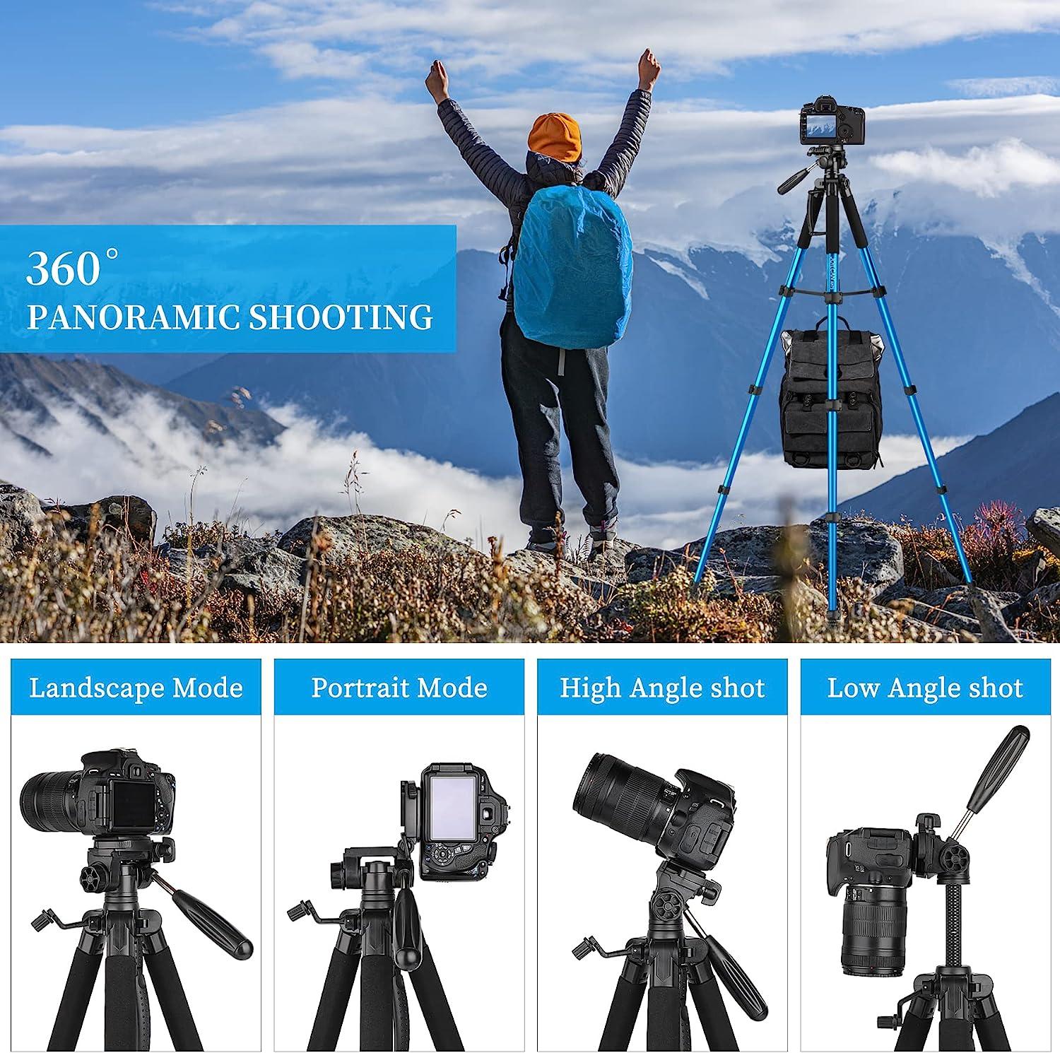 Manfrotto Tripod Camera Stand For Food Photography Food Photography Top Shot  Tripod Professional Heavy Duty Blue