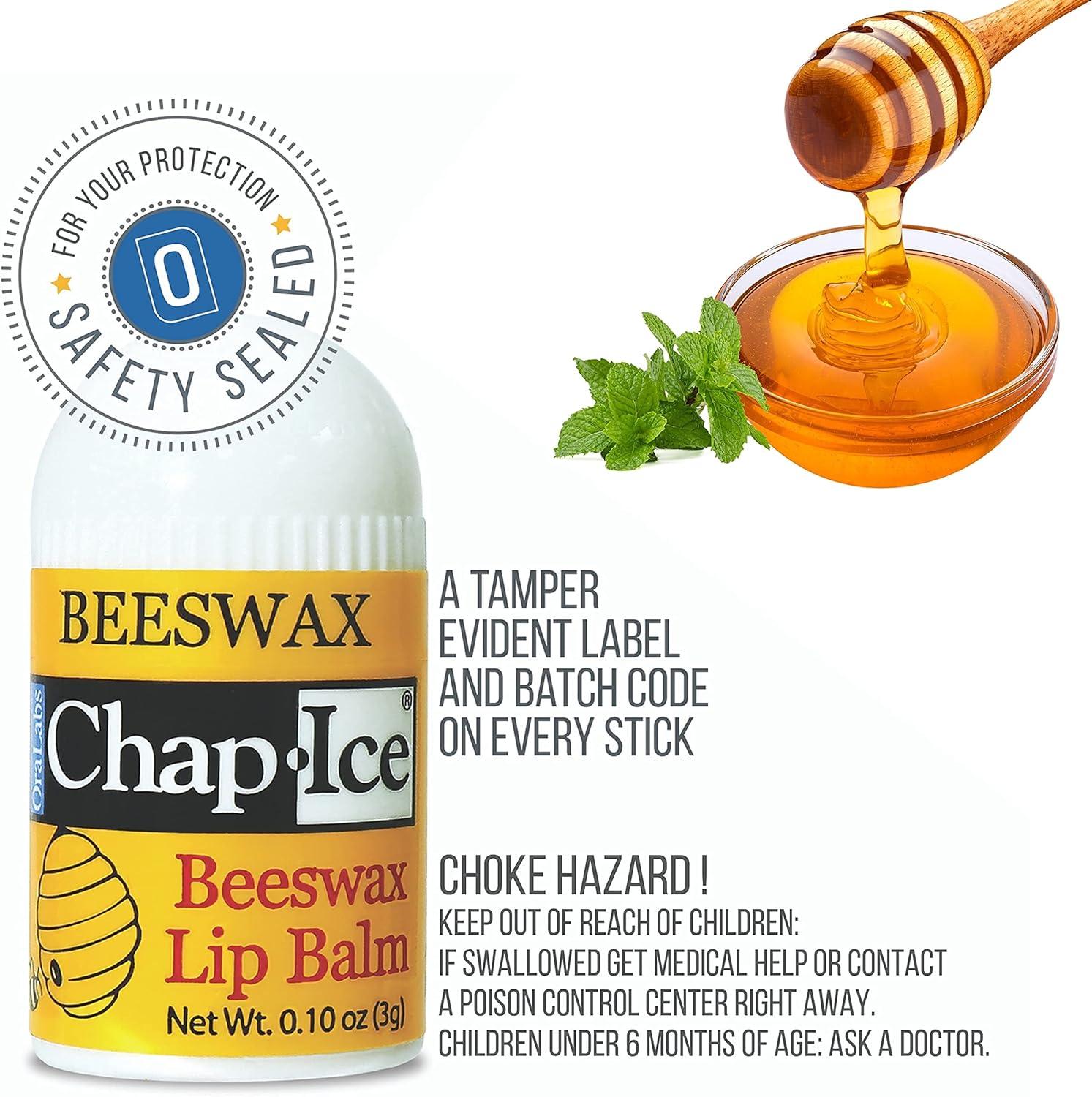 Beeswax Lip Balm All Natural, Pick From 12 Assorted Flavors 