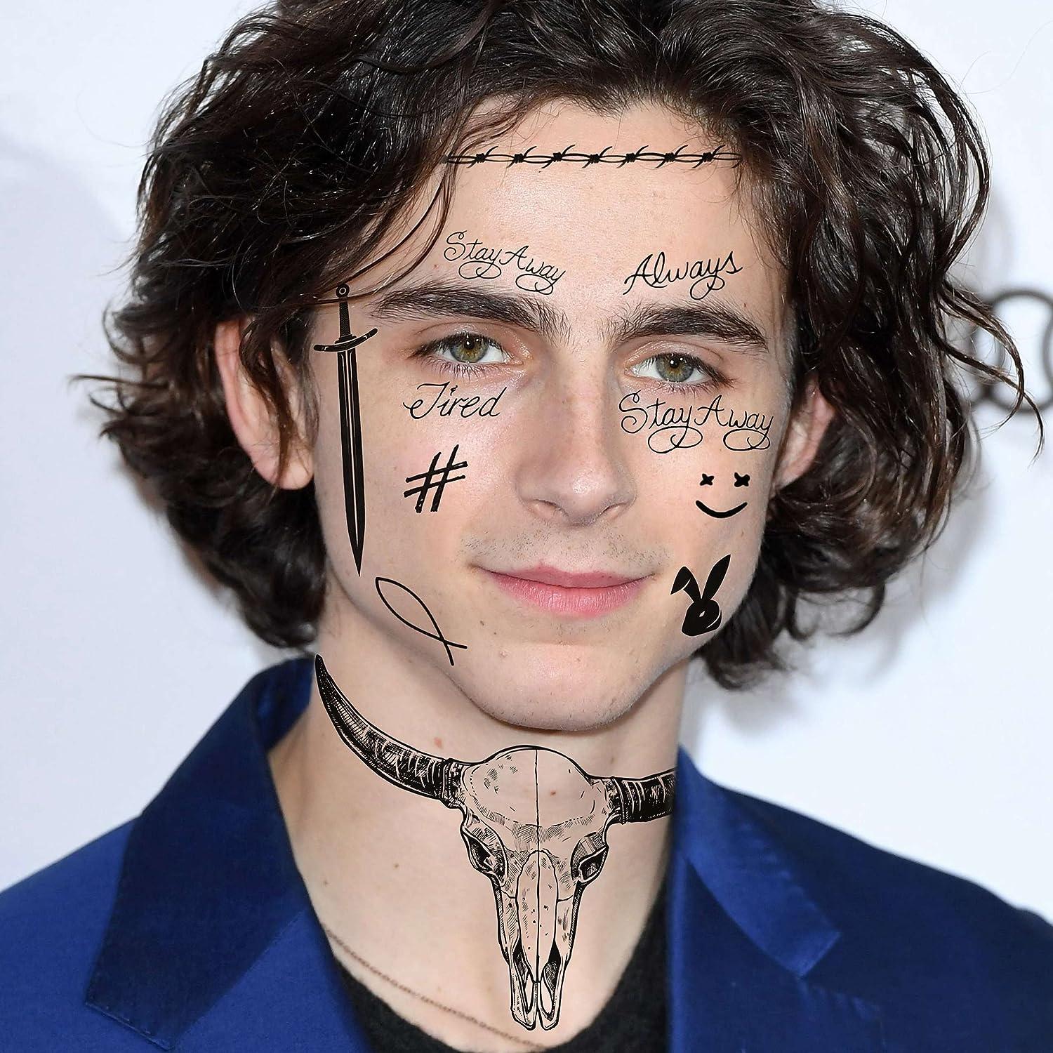 Cool Small Face Tattoos for Guys