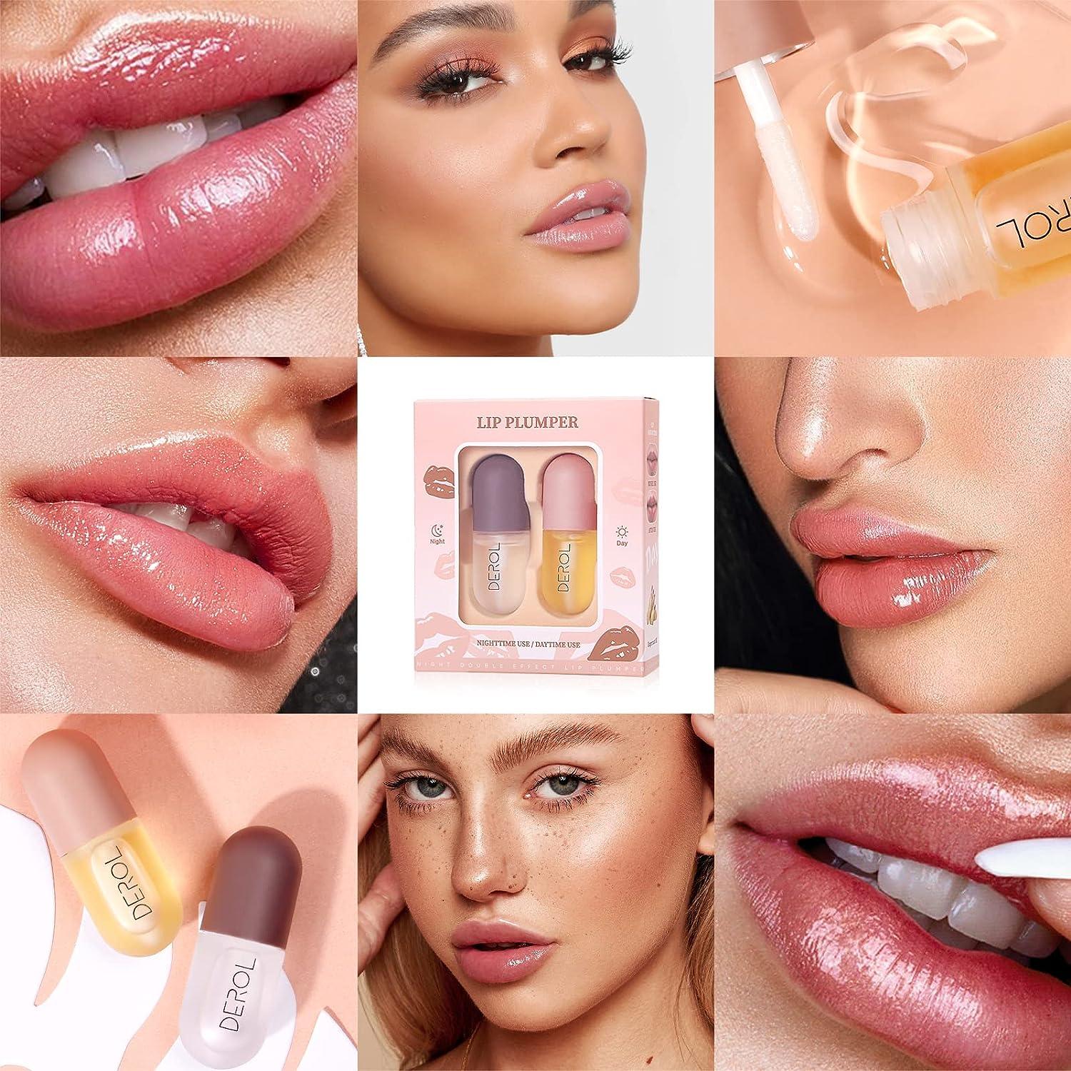 Lip Plumper Set Angmile Natural Lip Plumping Lip Gloss Lip Care