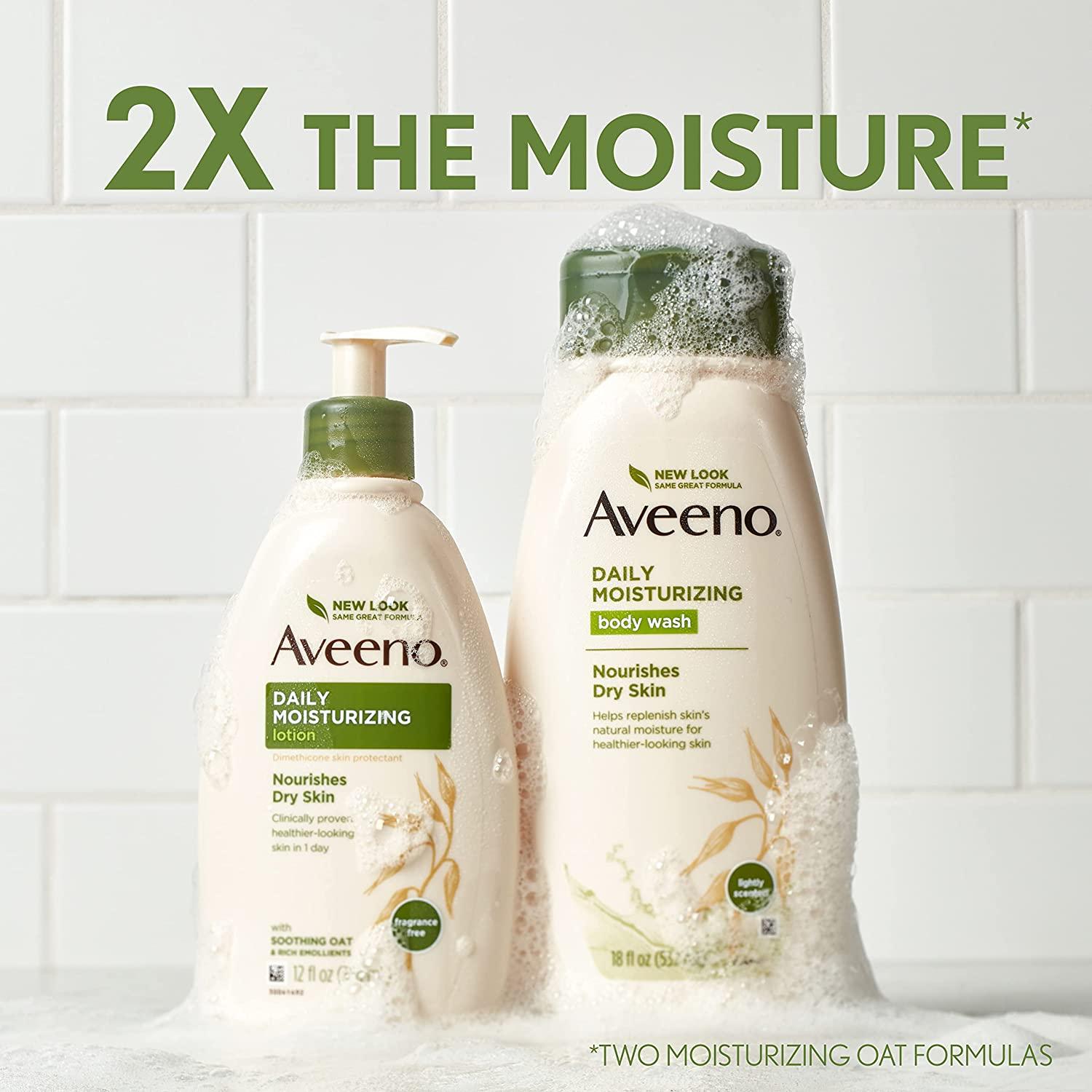 Aveeno Daily Moisturizing Lotion Fragrance Free 18 fl oz (532 ml)