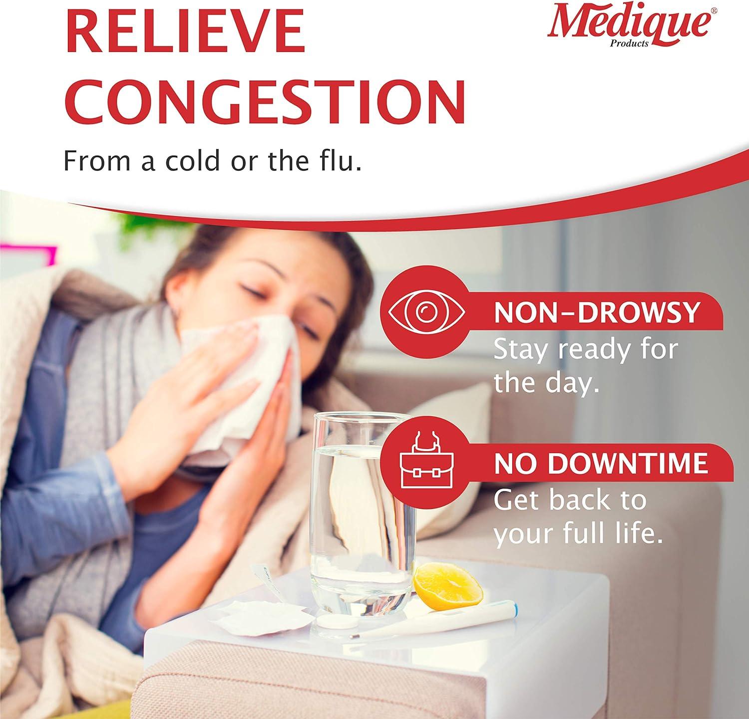 MediFirst Sinus Decongestant Nasal Decongestion Pills 1 Box of 500