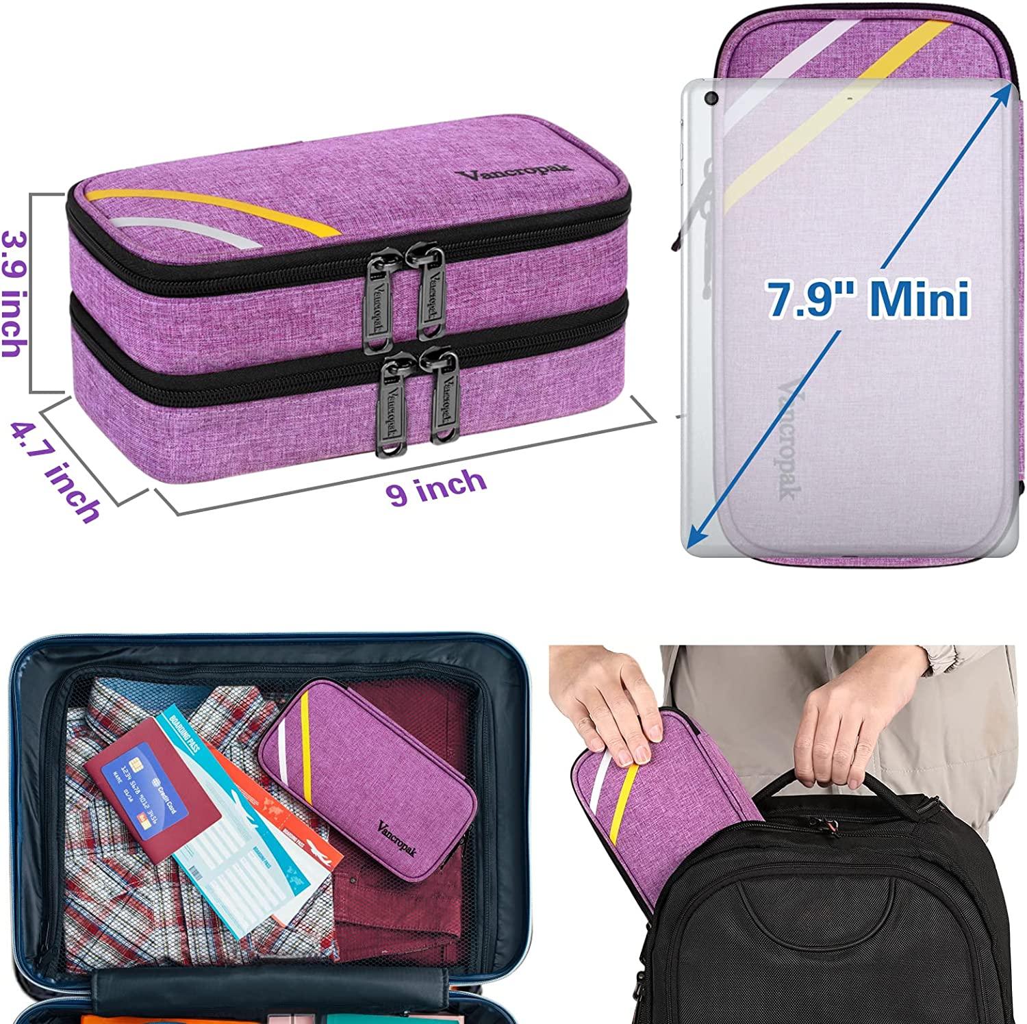 Diabetic Travel Case,Double Layer Insulin Cooler Travel Case for Women