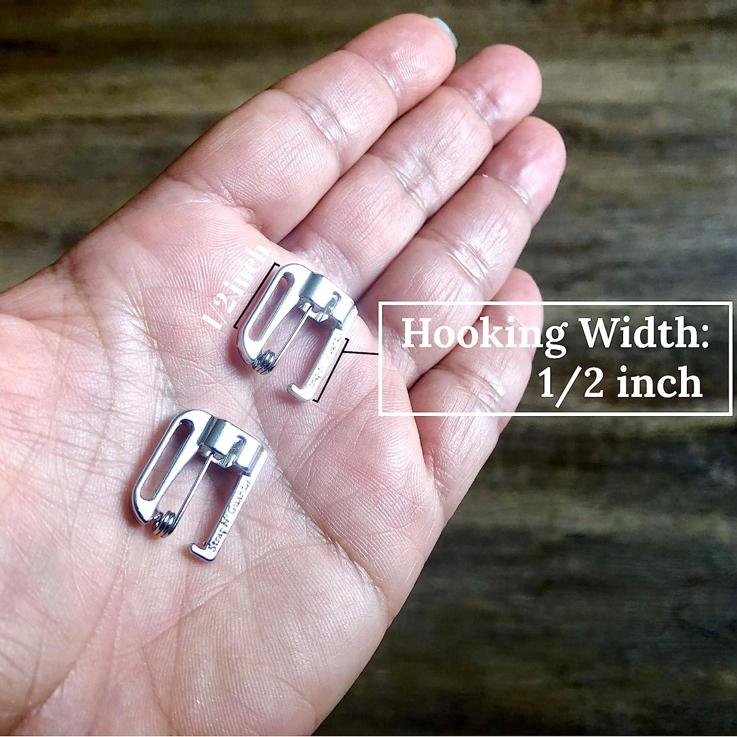 (No Sew) Swimsuit Bra Hooks Replacement, Inch, Metal, Pin Hooks by Pin