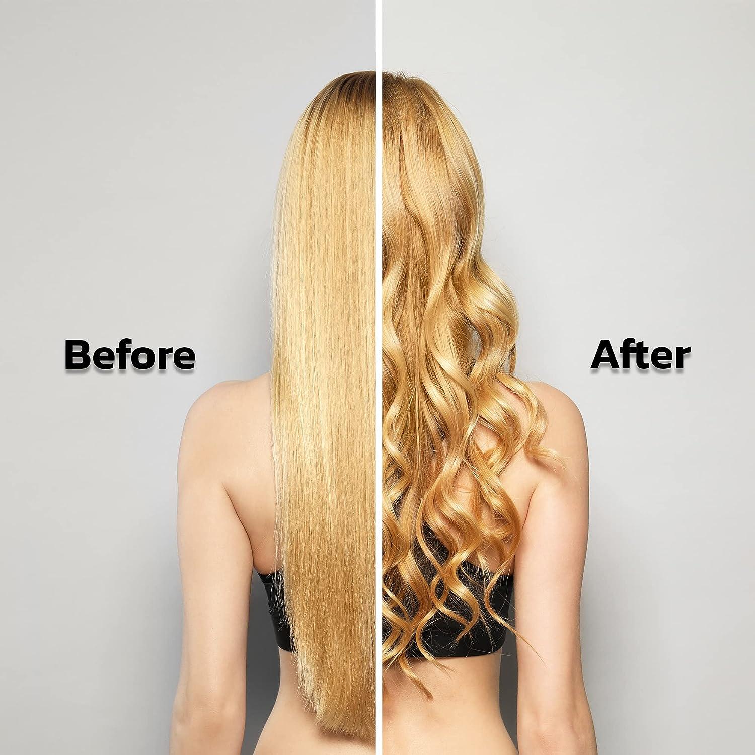 Mirzians 33PCS Heatless Hair Rollers Set with Clips Velcro