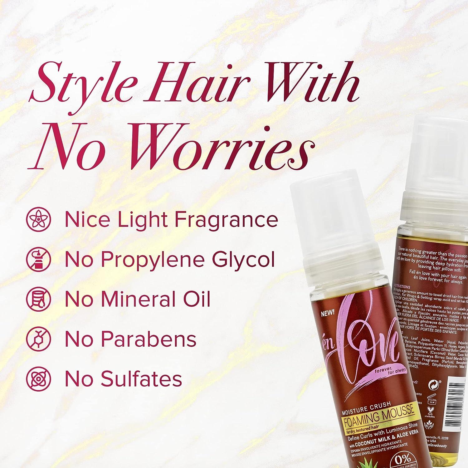 n love Moisture Crush Foaming Mousse with Natural Coconut Milk and Pure