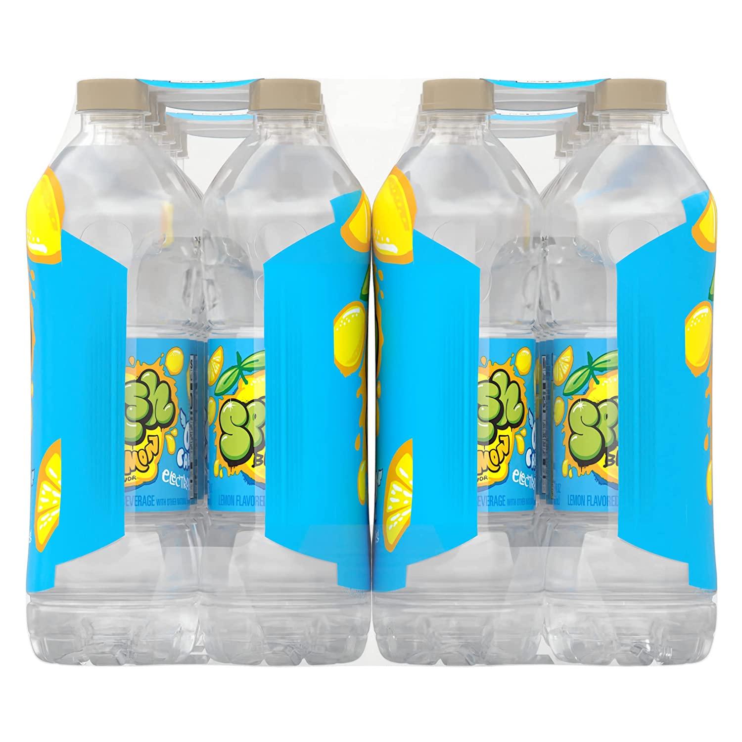 Splash Blast, Flavored Water Beverage, Lemon Flavor, 16.9 Fl Oz Plastic