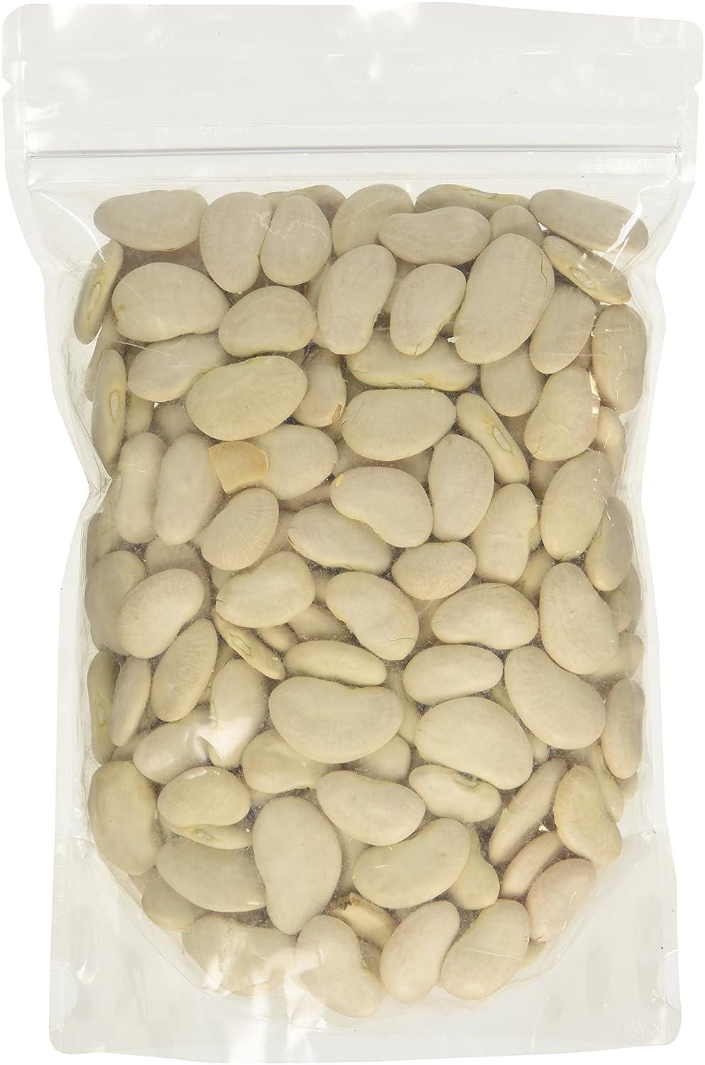 Giant Peruvian Lima Beans Dry 2 lbs Premium Quality