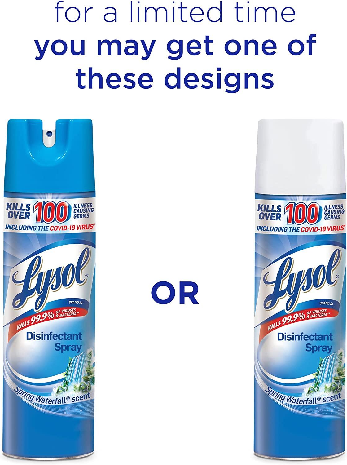 Lysol Disinfectant Spray, Sanitizing and Antibacterial Spray, For