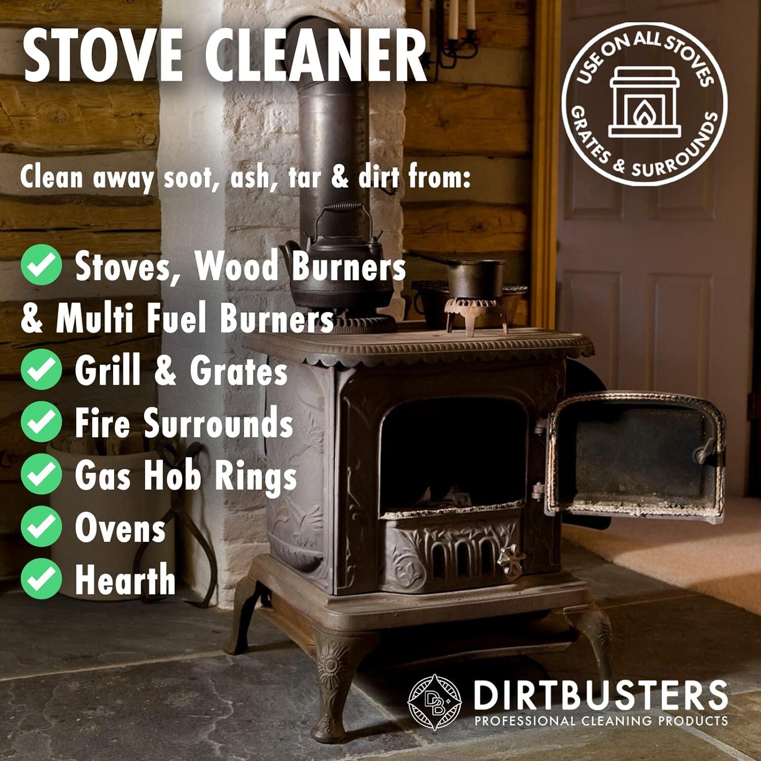 Dirtbusters Stove Polish & Stove Cleaner for All Wood & Log Burners