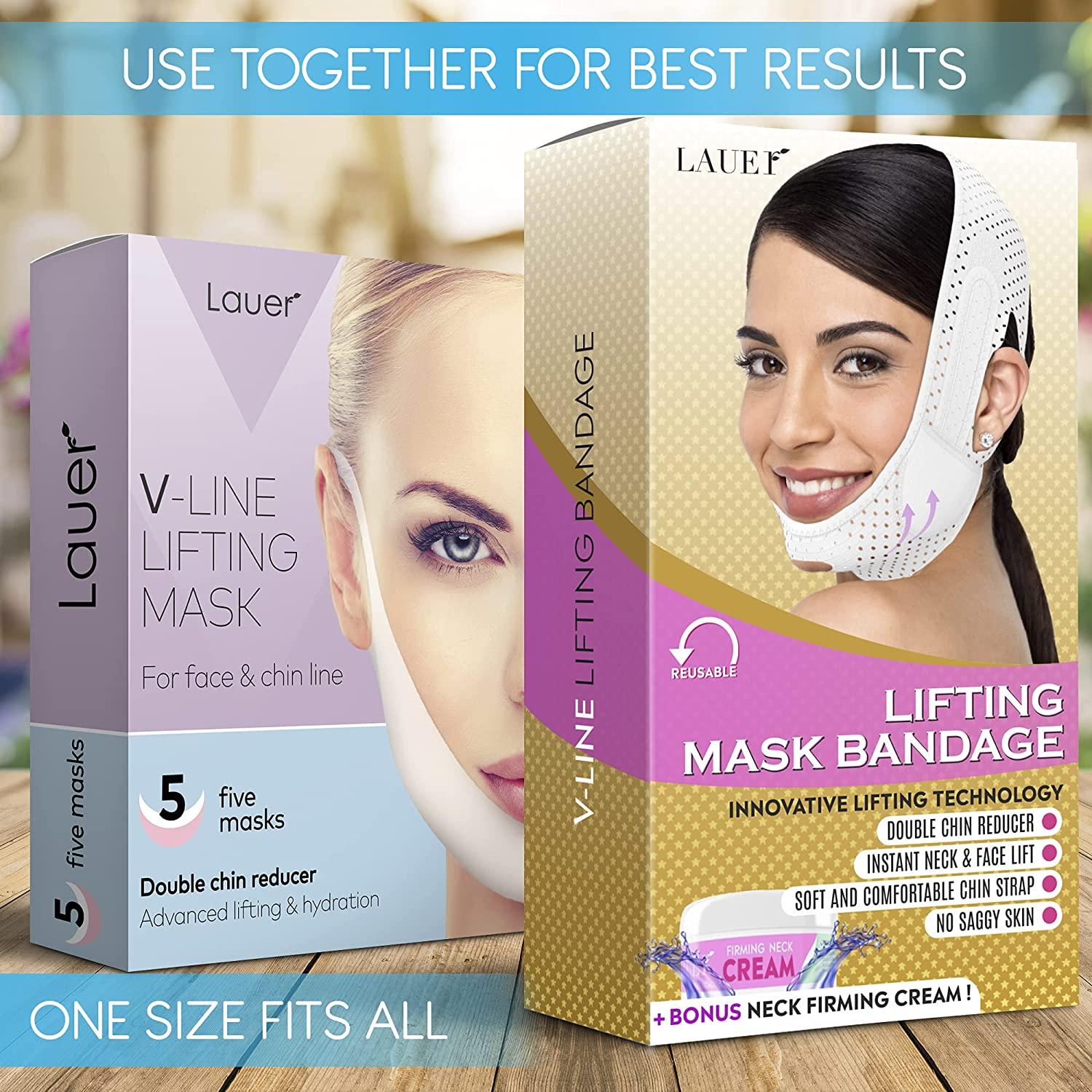 Lauer V-Line Lifting Mask - 5 Pieces for sale online