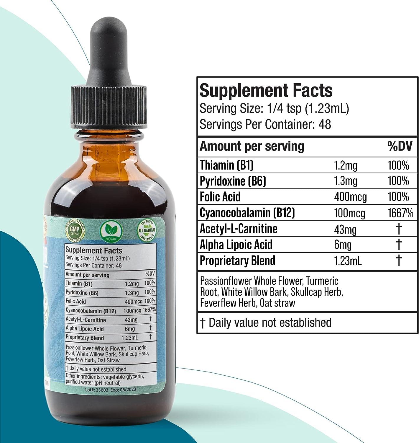 NerveFactor - Advanced Liquid Nerve Support Supplement with Acetyl-L- Carnitine & Alpha Lipoic Acid for Optimal Absorption | Buy Now with Express  International Delivery | GoSupps.com