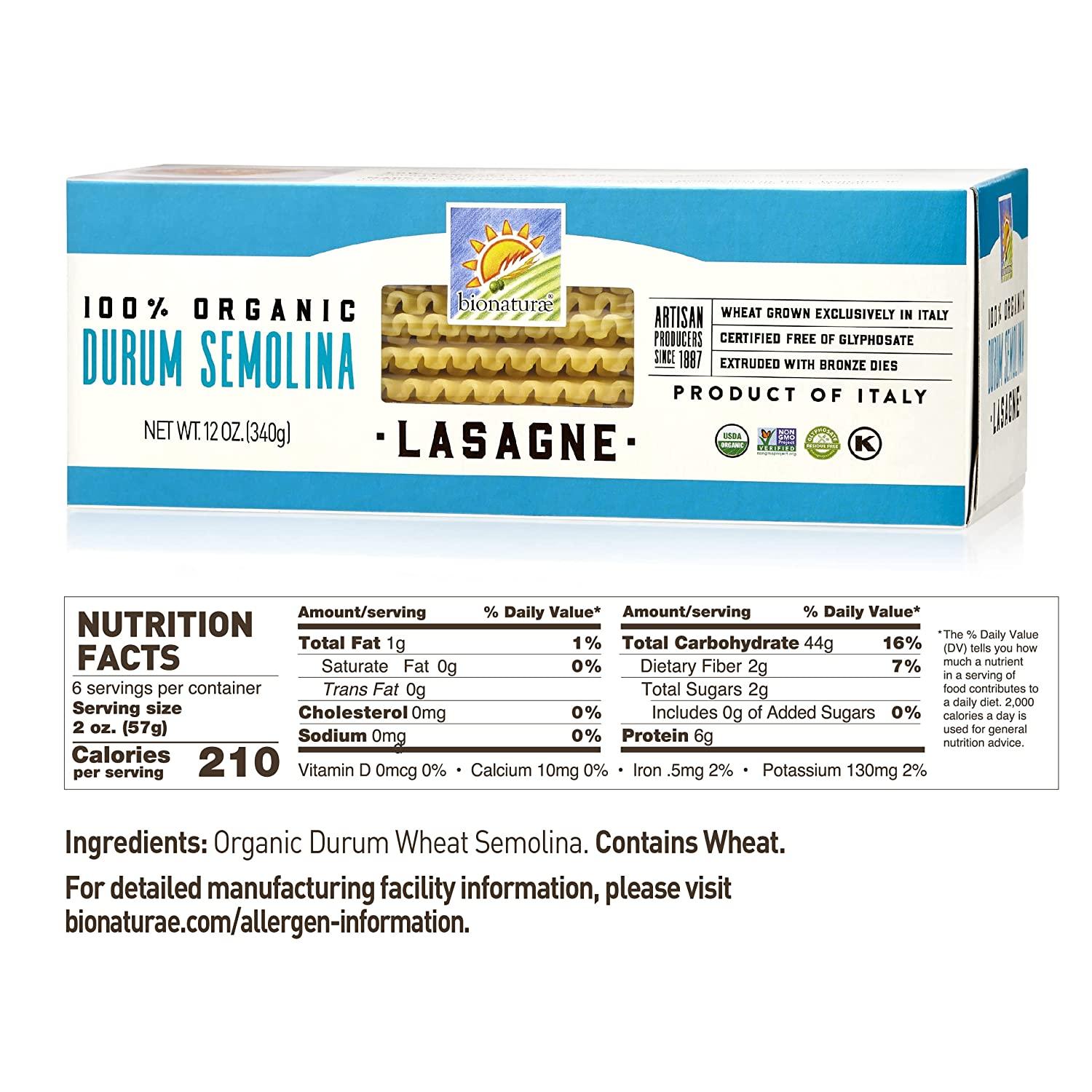 Organic Spelled Lasagna 4 Packs Of 250g - Dry Pasta-Organic Cereal - View #8
