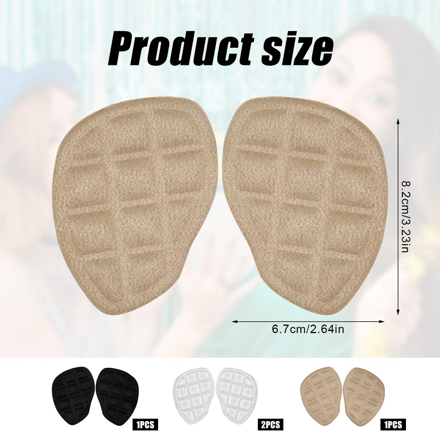 4 Pairs Forefoot Pads Metatarsal Pads Ball of Foot Cushions for High Heels AntiSlip Shoe
