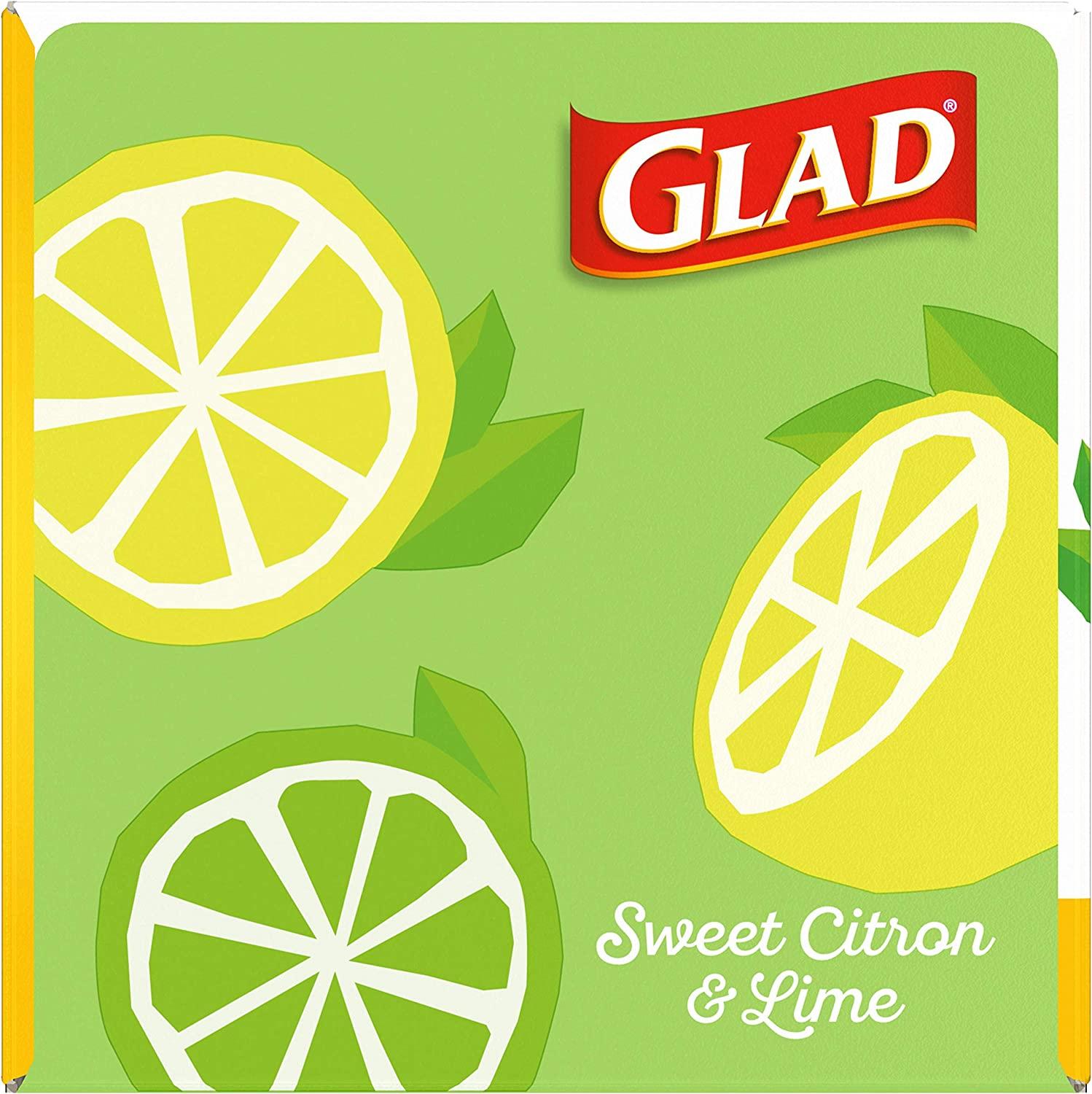 OdorShield Small Drawstring Trash Bags - Febreze Sweet Citron & Lime - 4  Gallon - 80 Count Febreeze Sweet Citron & Lime