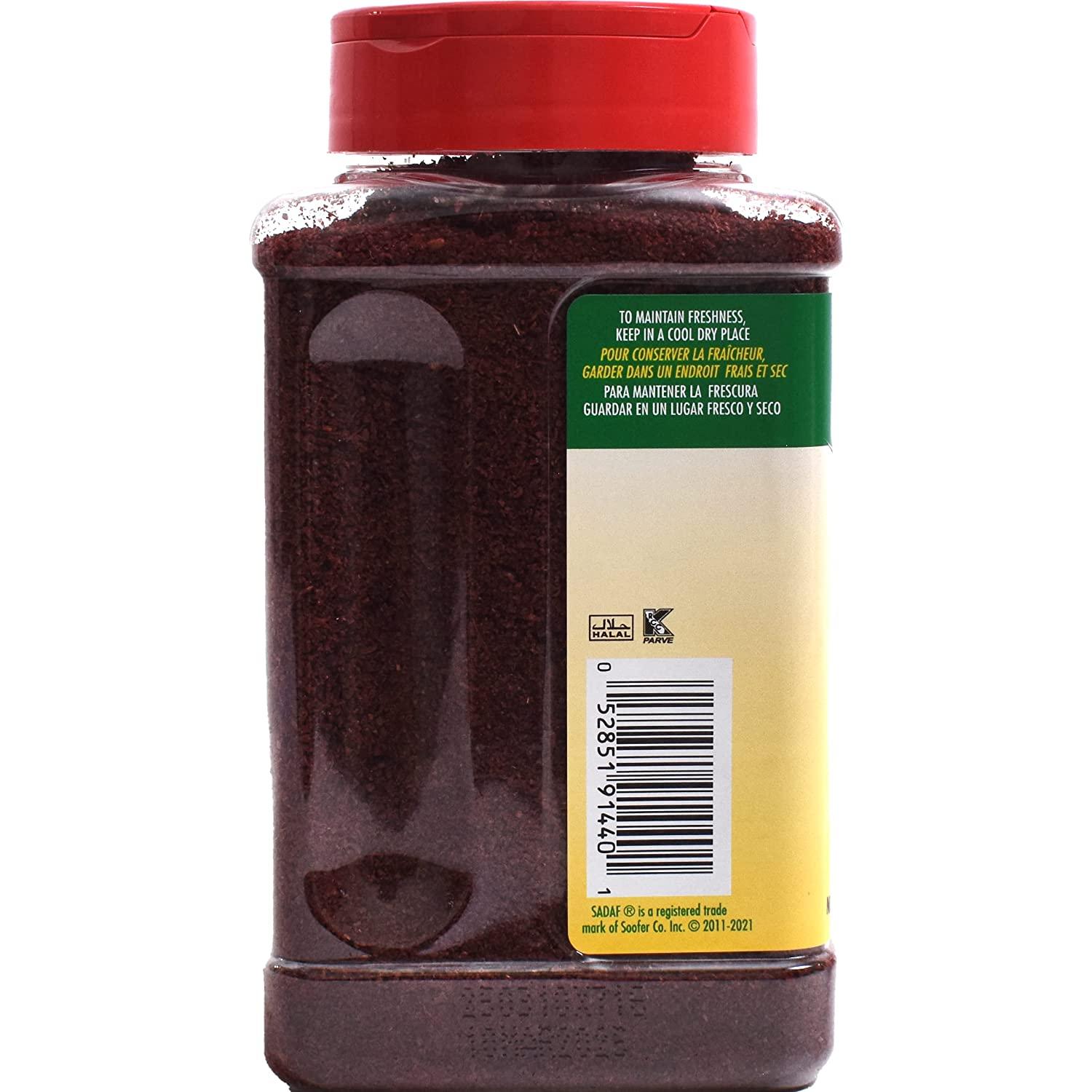 Sadaf Sumac spice ground Pure sumac seasoning powder Kosher