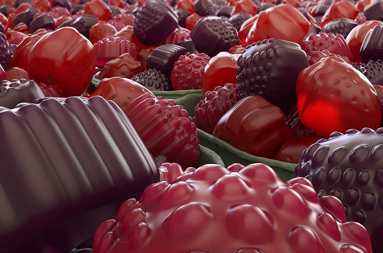 Black Forest Fruit Snacks Juicy Burst, Berry Medley, 0.8 Ounce (40