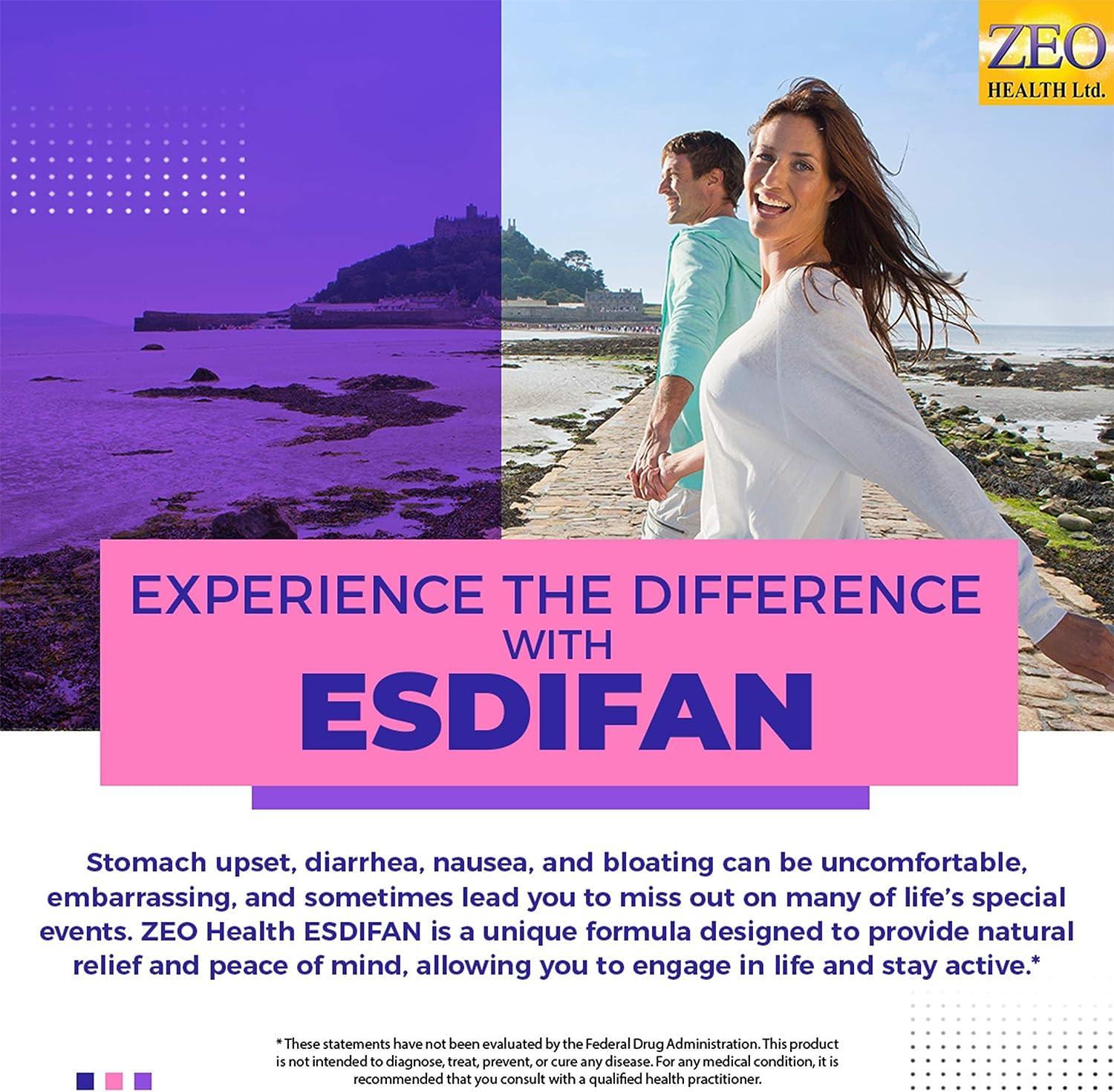 ESDIFAN Supports Natural Relief of Diarrhea IBS Nausea Gas & Bloating