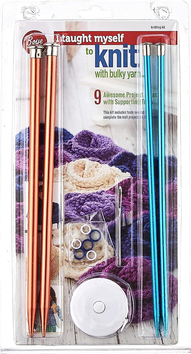 Boye Yarn Knitting for Beginners Kit with 9 Patterns Start Your