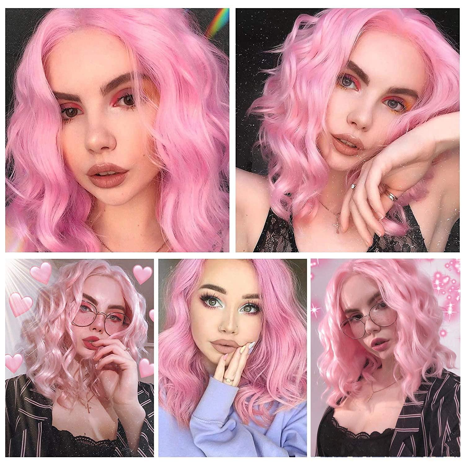 Wear a pink outlet wig