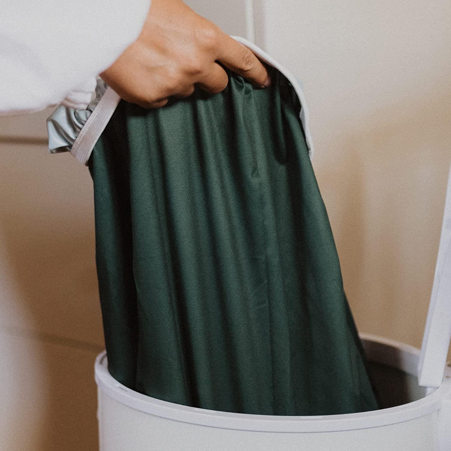 Reusable Cloth Diaper Pail Liner 2 Pack, Fits Standard Pails, Garbage