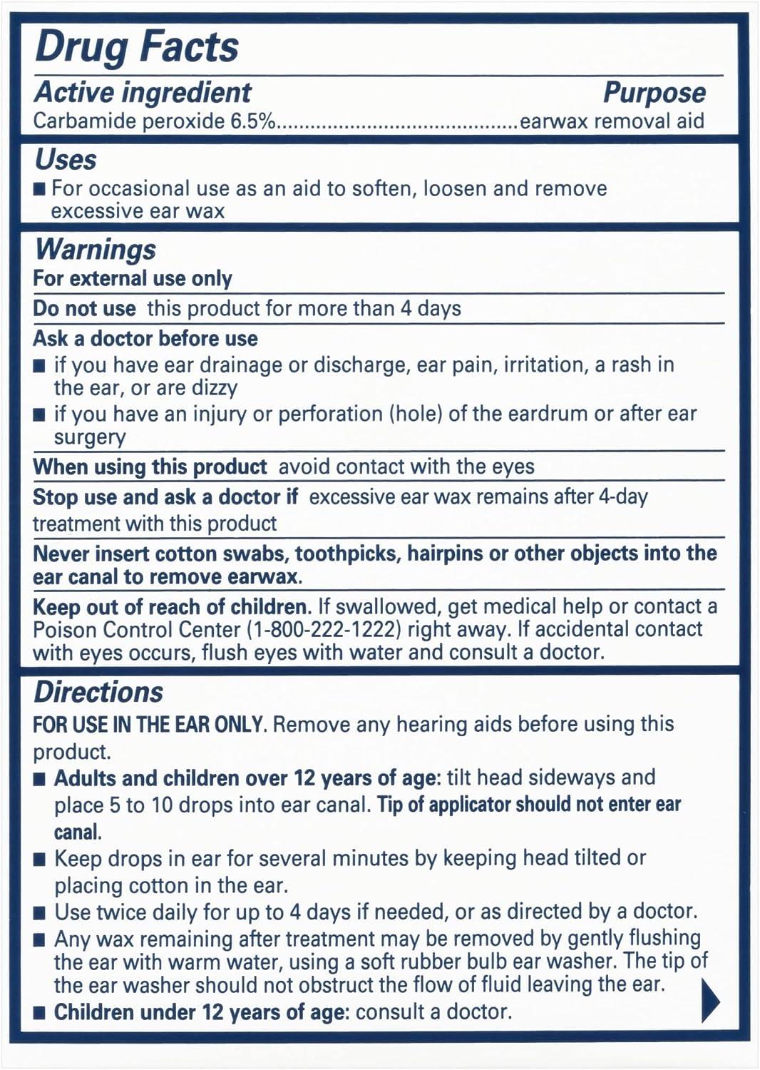 Murine Ear Wax Removal System Doctor 0.5oz Drops + Soft