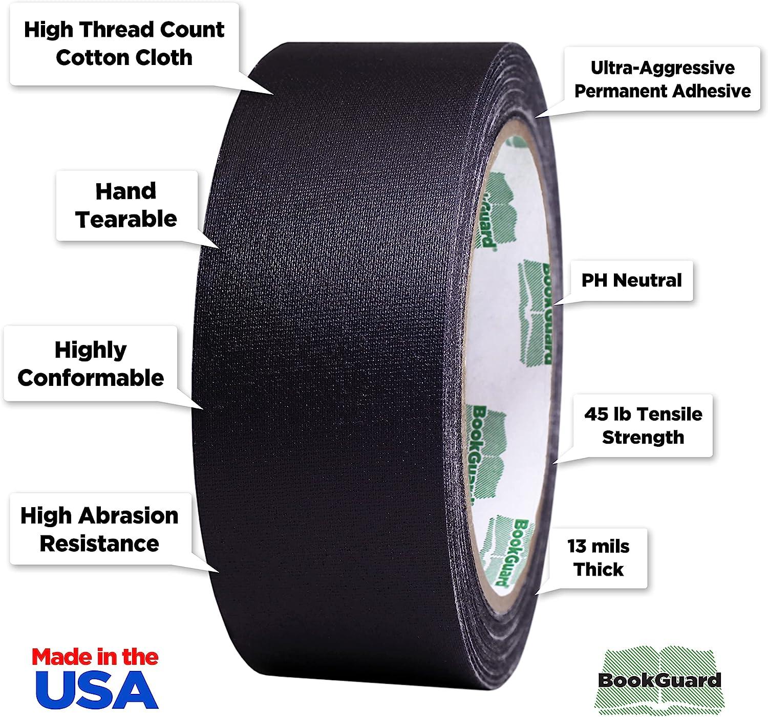 1-1/2 Clear Highly-Conformable Poly Book-Binding Repair Adhesive Tape