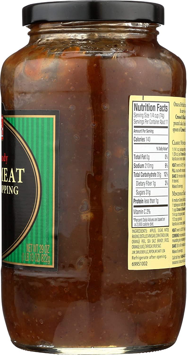 Crosse & Blackwell Rum & Brandy Mincemeat Filling & Topping, 29 oz