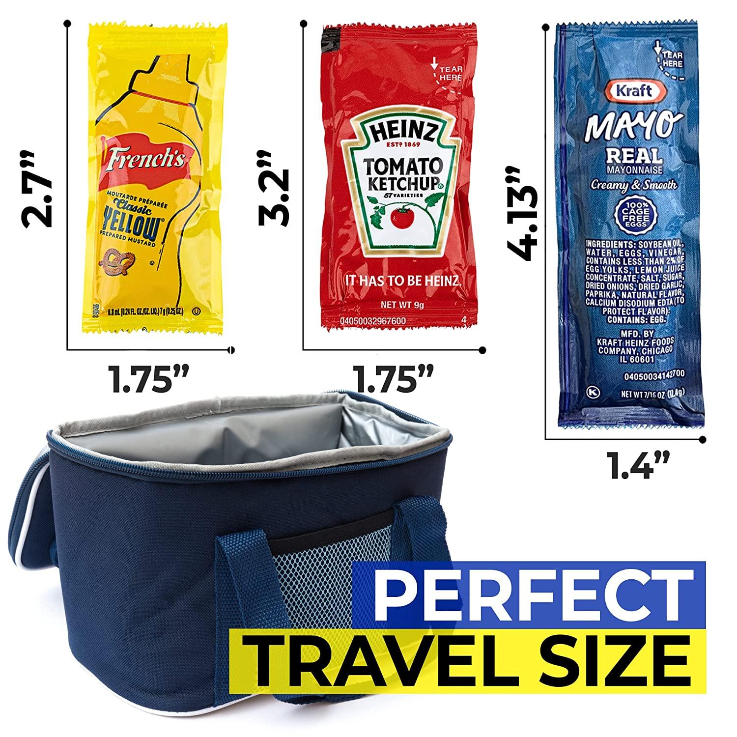 150 GrabnGo Condiment Packets Ketchup, Mustard, Mayo for Picnics