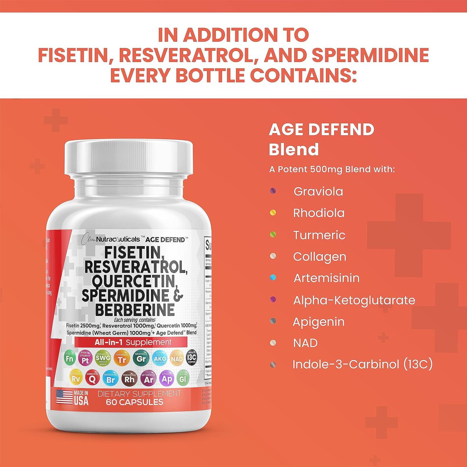 Premium Healthy Aging Support Supplement for Longevity Fisetin