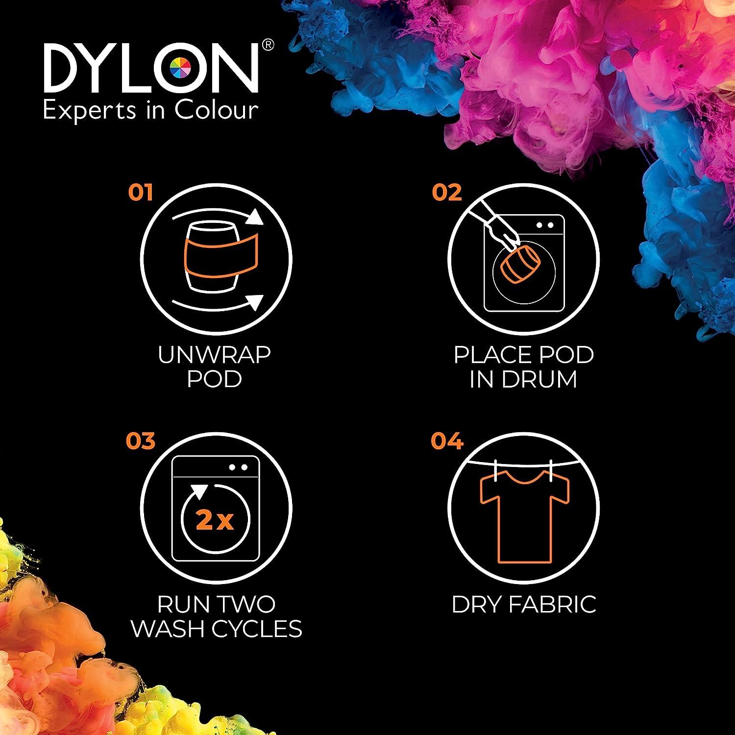 Dylon Machine Dye Pod, Intense Black, Easy-to-use Fabric Colour