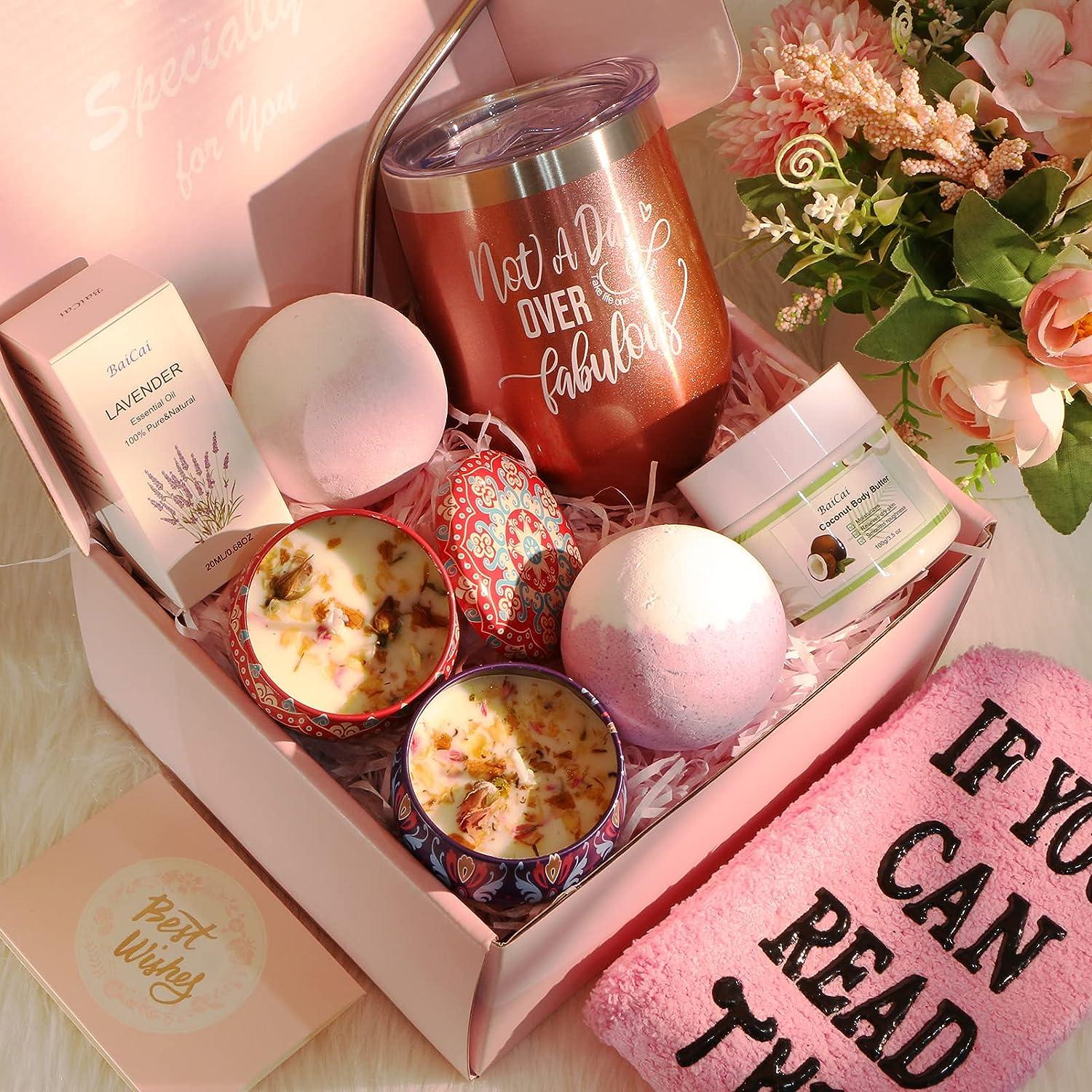 Birthday Gift Box, Spa Gift Basket, Birthday Box Gift for Her, Spa