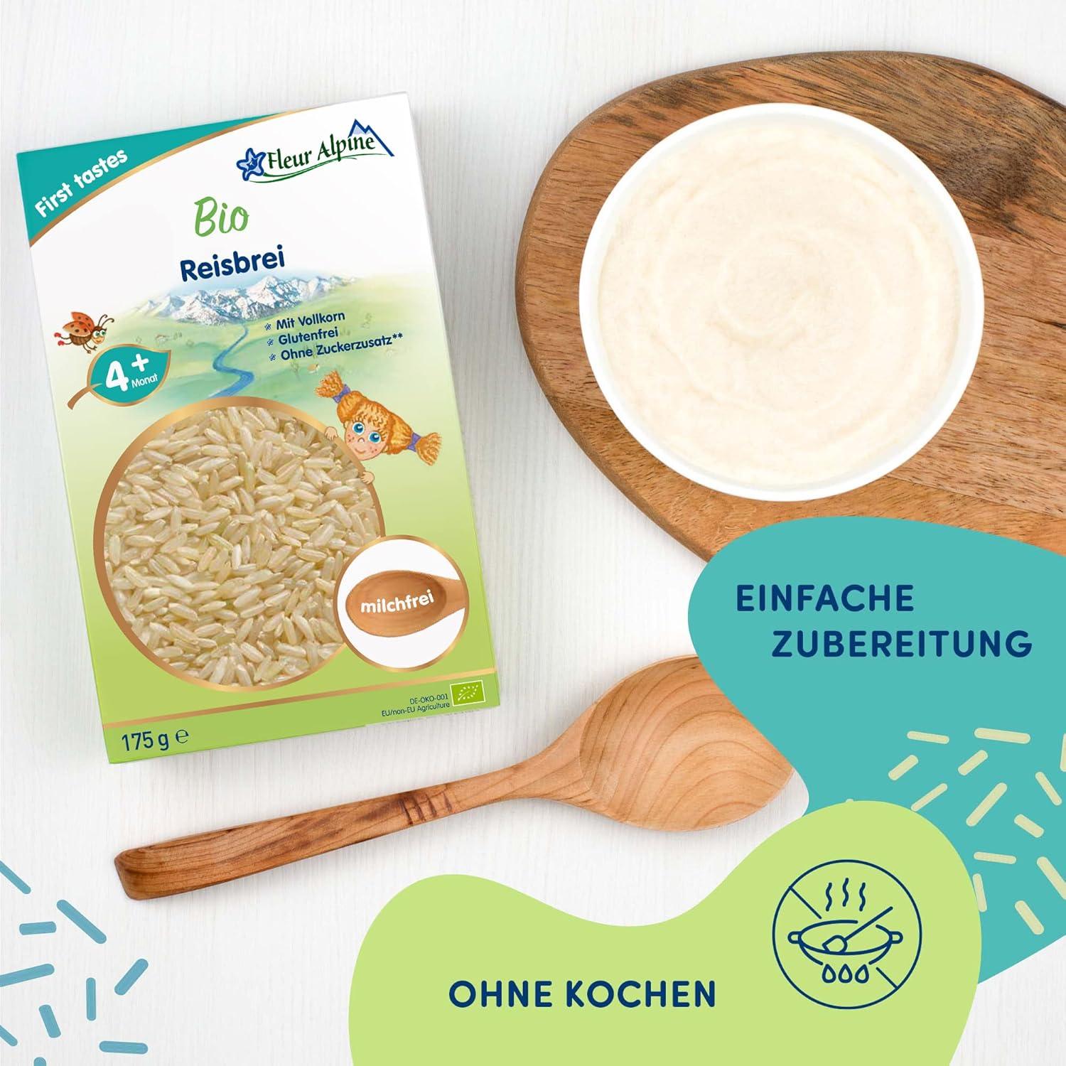 Organic Rice Cereal For Infants FLEUR ALPINE Organic Buckwheat