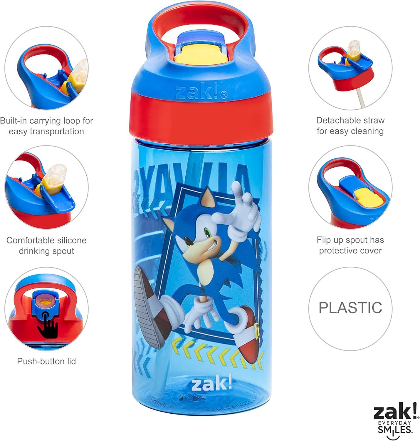Zak Designs 12 oz. Durable Stainless Steel Kids Water Bottle with  Push-Button Flip Lid and Vacuum Insulation, PAW Patrol 