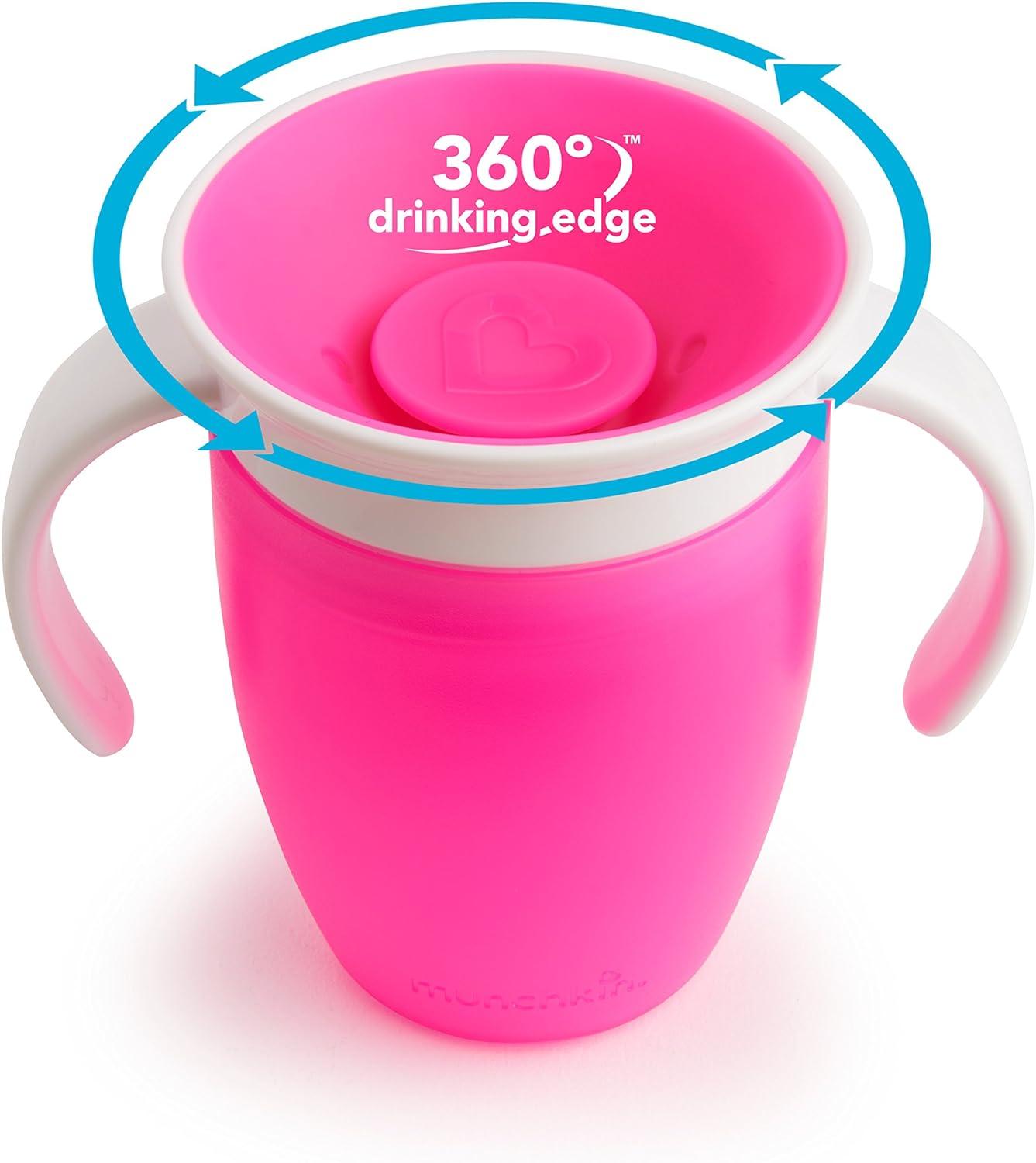 Munchkin Miracle 360 Sippy Cup Trainer BPA Free Toddler Cup with
