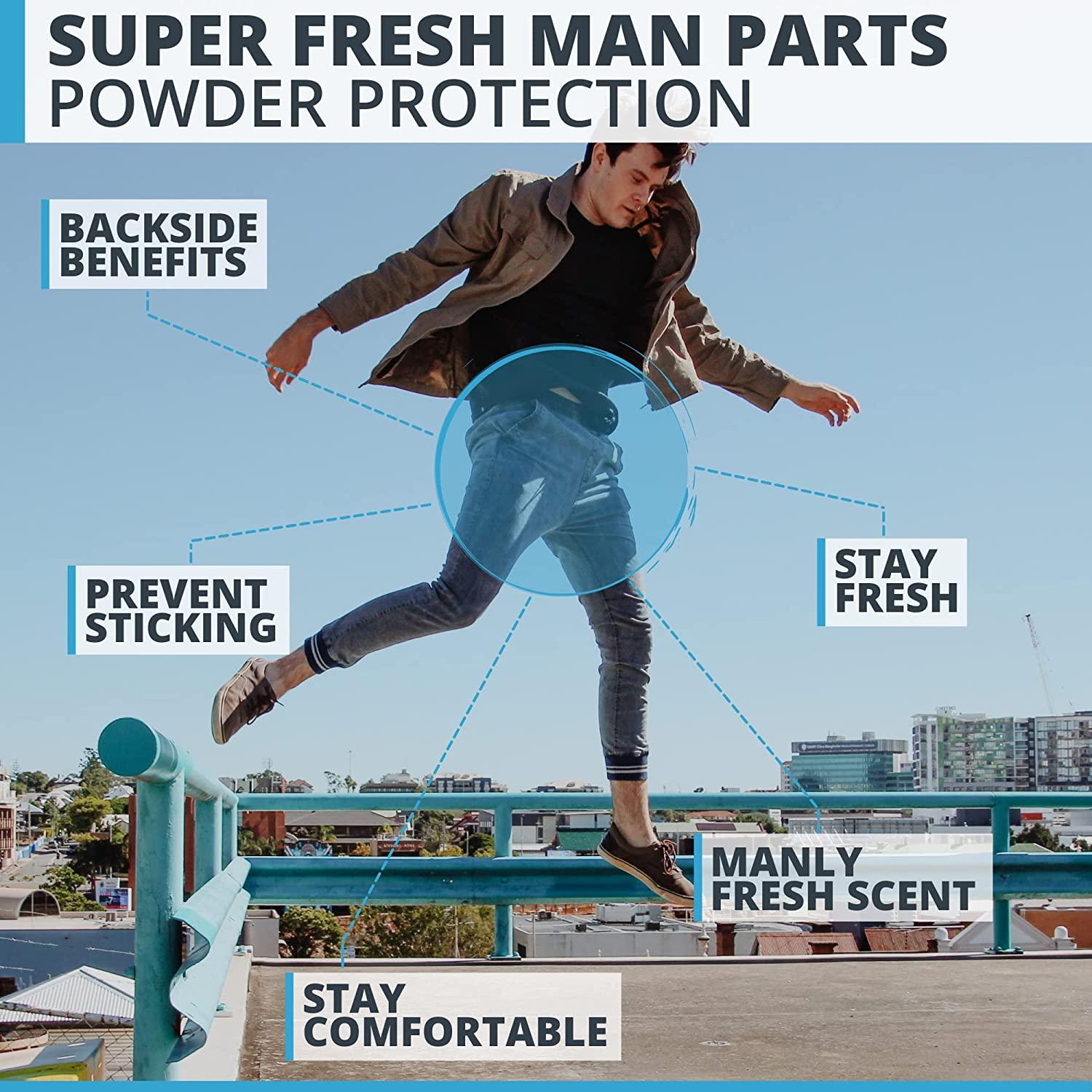 Super Fresh Man Parts Ball & Crotch Deodorant For Men Aluminum Free