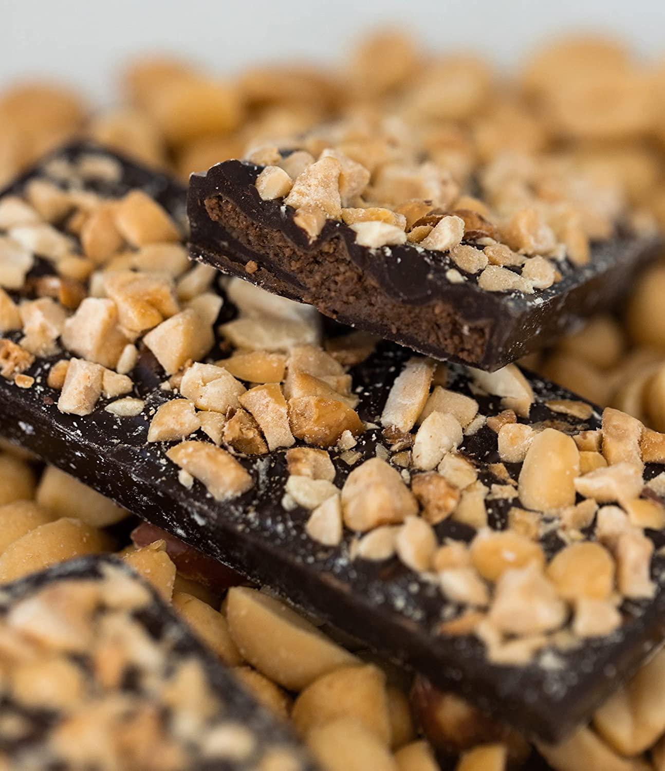 JOJO's Dark Chocolate Bars with Plant Based Protein, Low Sugar, Low