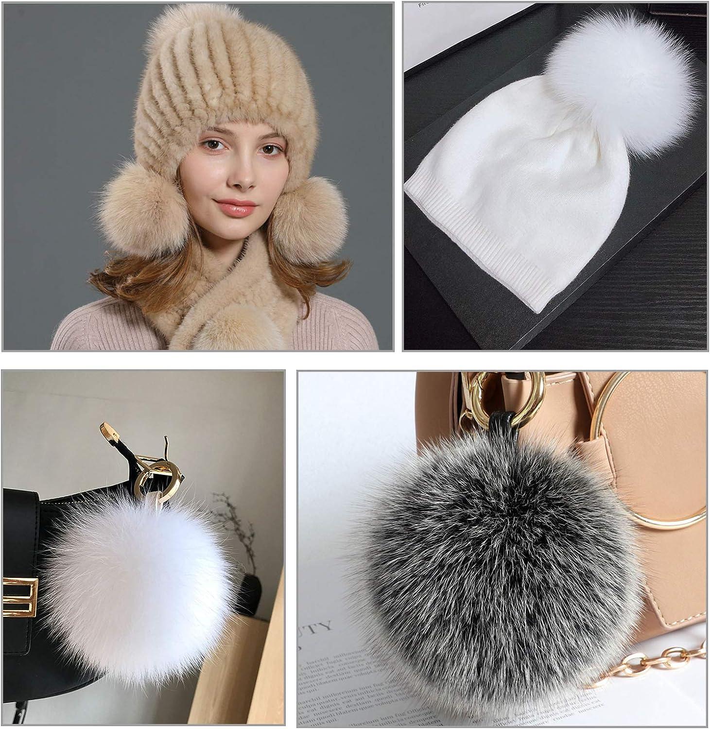 How to Make Faux Fur Pom Poms for Hats 