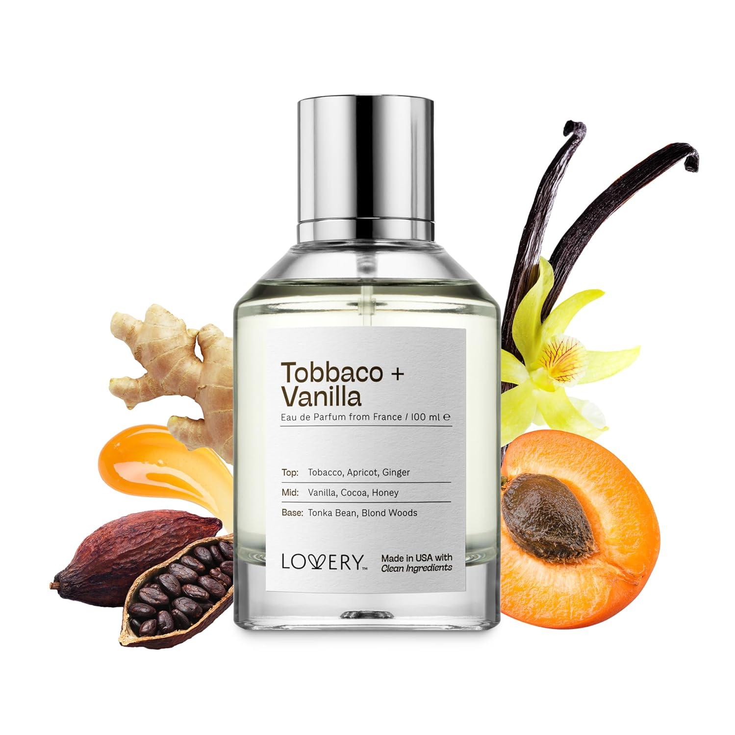tobacco vanille for women LOVERY Valentines Tobacco Vanilla Perfume Inspired by T F.ord Tobacco  Vanille Long Lasting Perfume for Women & Men Clean Fragrance Perfume Spray  Vegan Perfumes for Mom Womens Birthday Gifts
