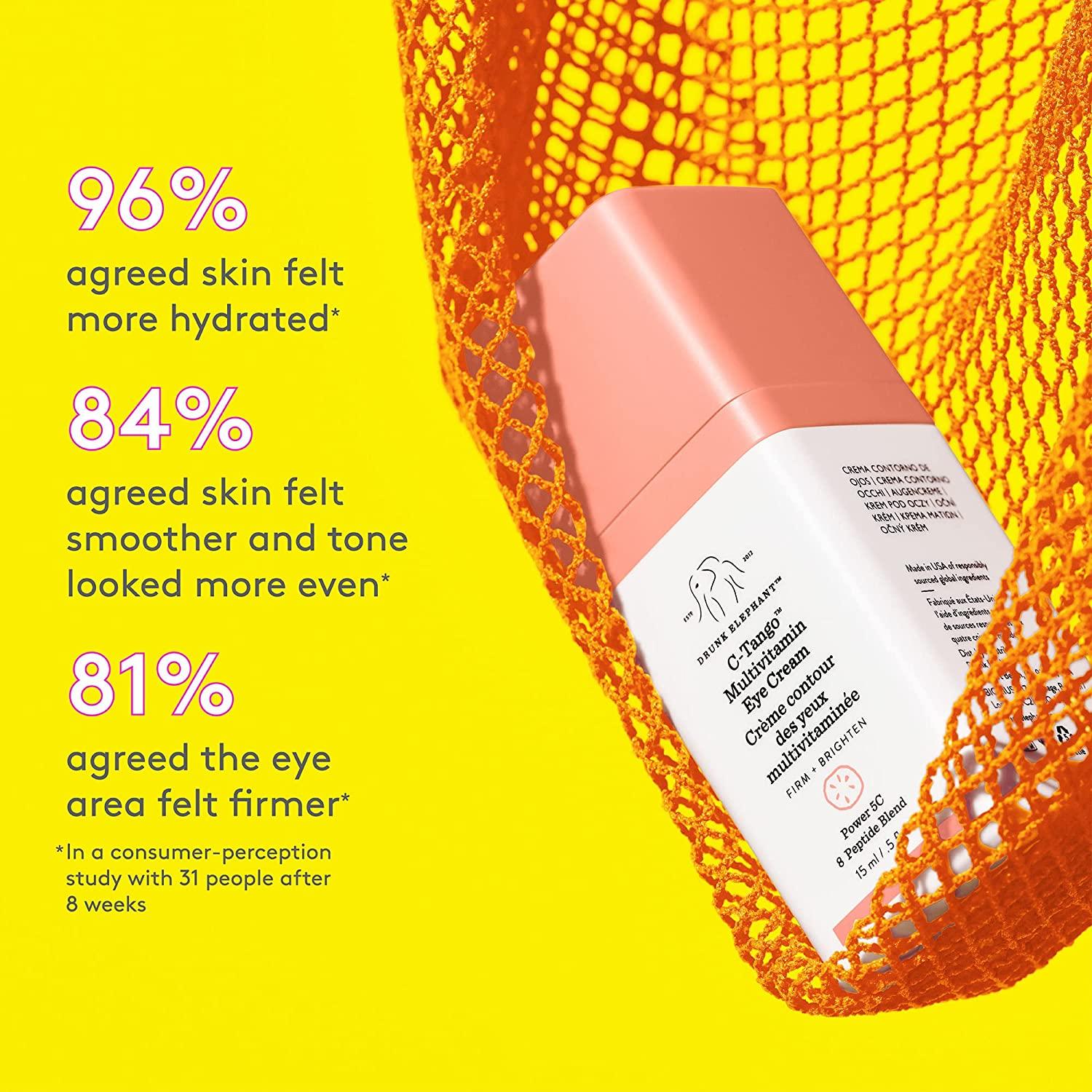 Drunk Elephant CTango Multivitamin Eye Cream. Brightening and