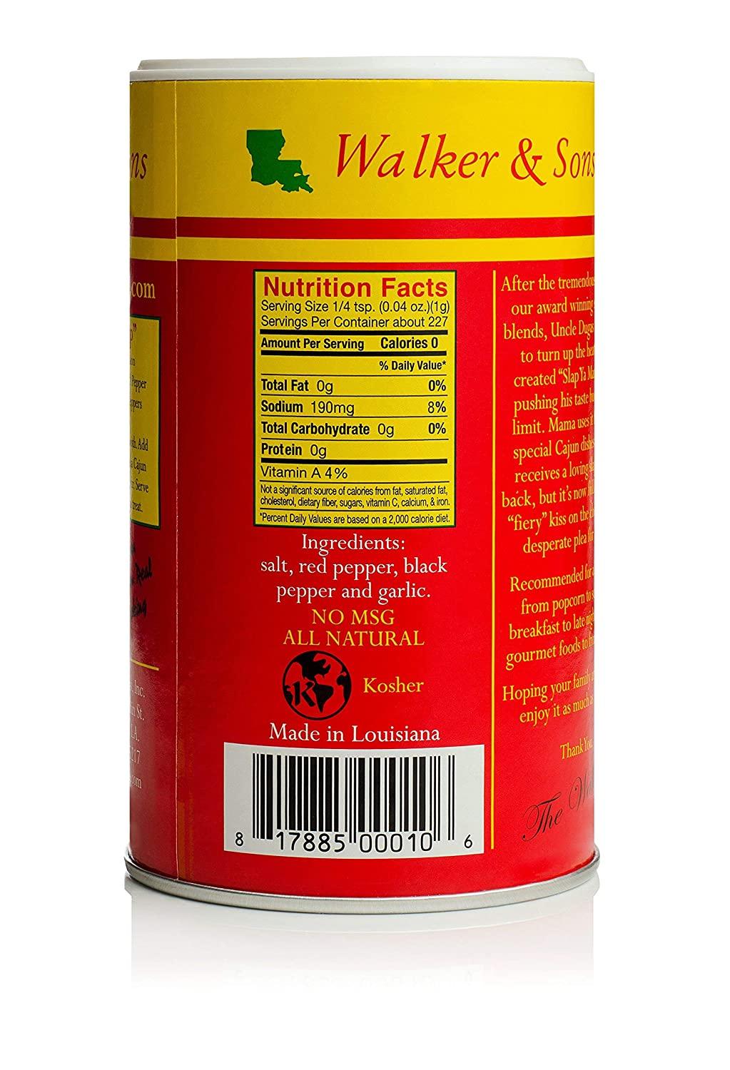  Slap Ya Mama and Punch Daddy Cajun Creole All Purpose Seasoning  Bundle (8 Ounces each, No MSG) Set of 3 : Everything Else